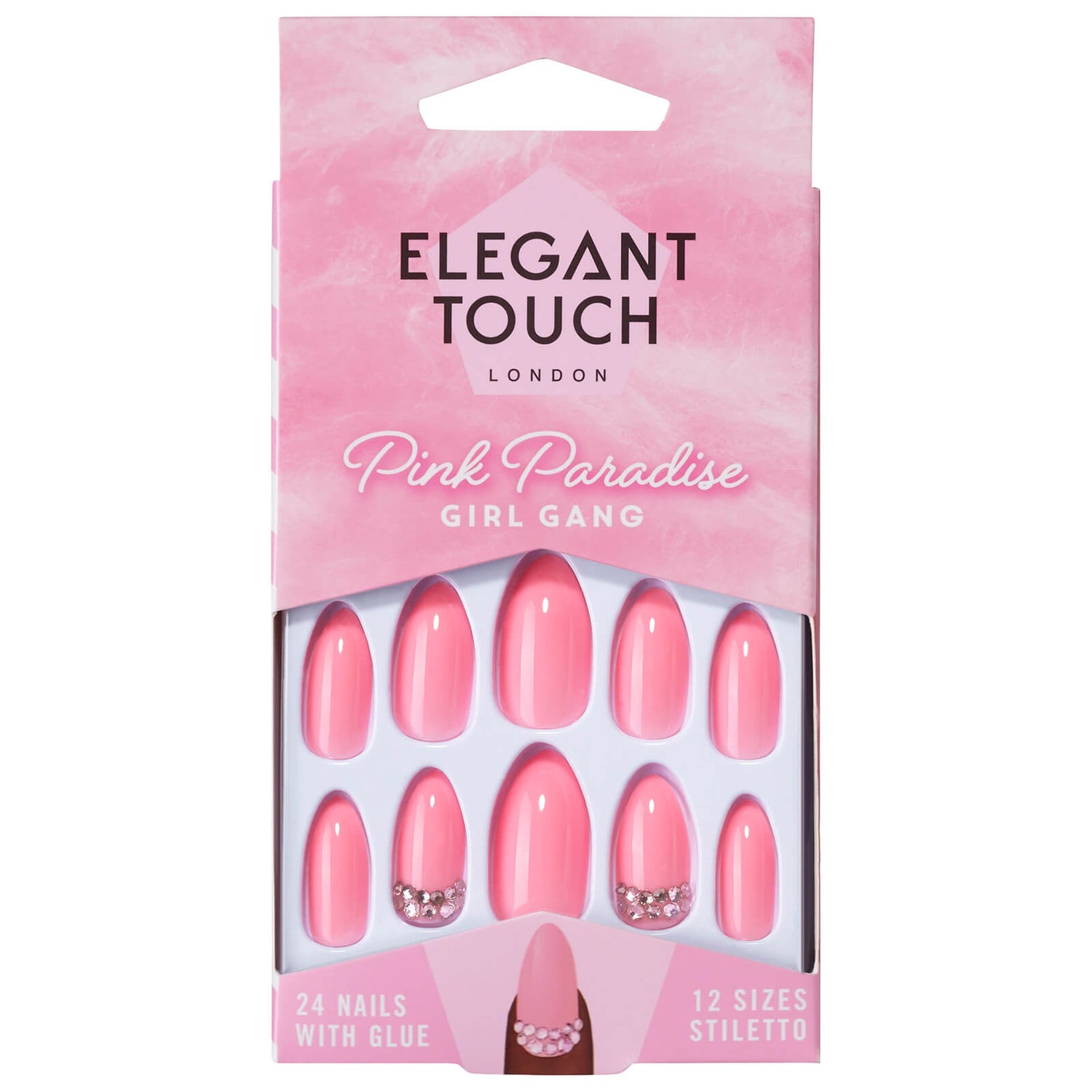 Elegant Touch Pink Paradise Nails Girl Gang lookfantastic HK
