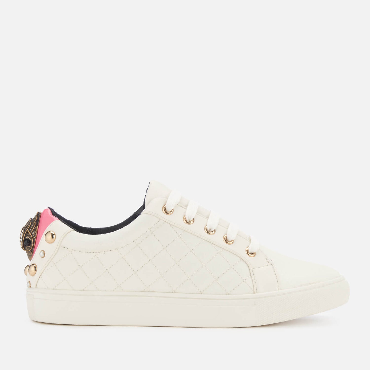 Kurt geiger ludo trainers sales white