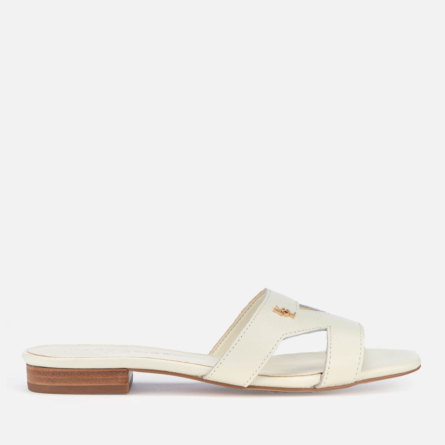 Kurt Geiger London Women s Odina Leather Flat Sandals Bone