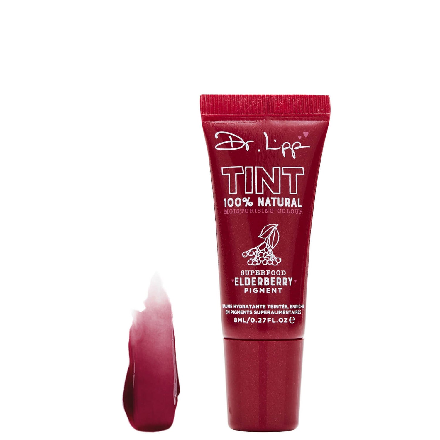 Dr.Lipp 100 Natural Moisturising Colour Lip Tint Elderberry