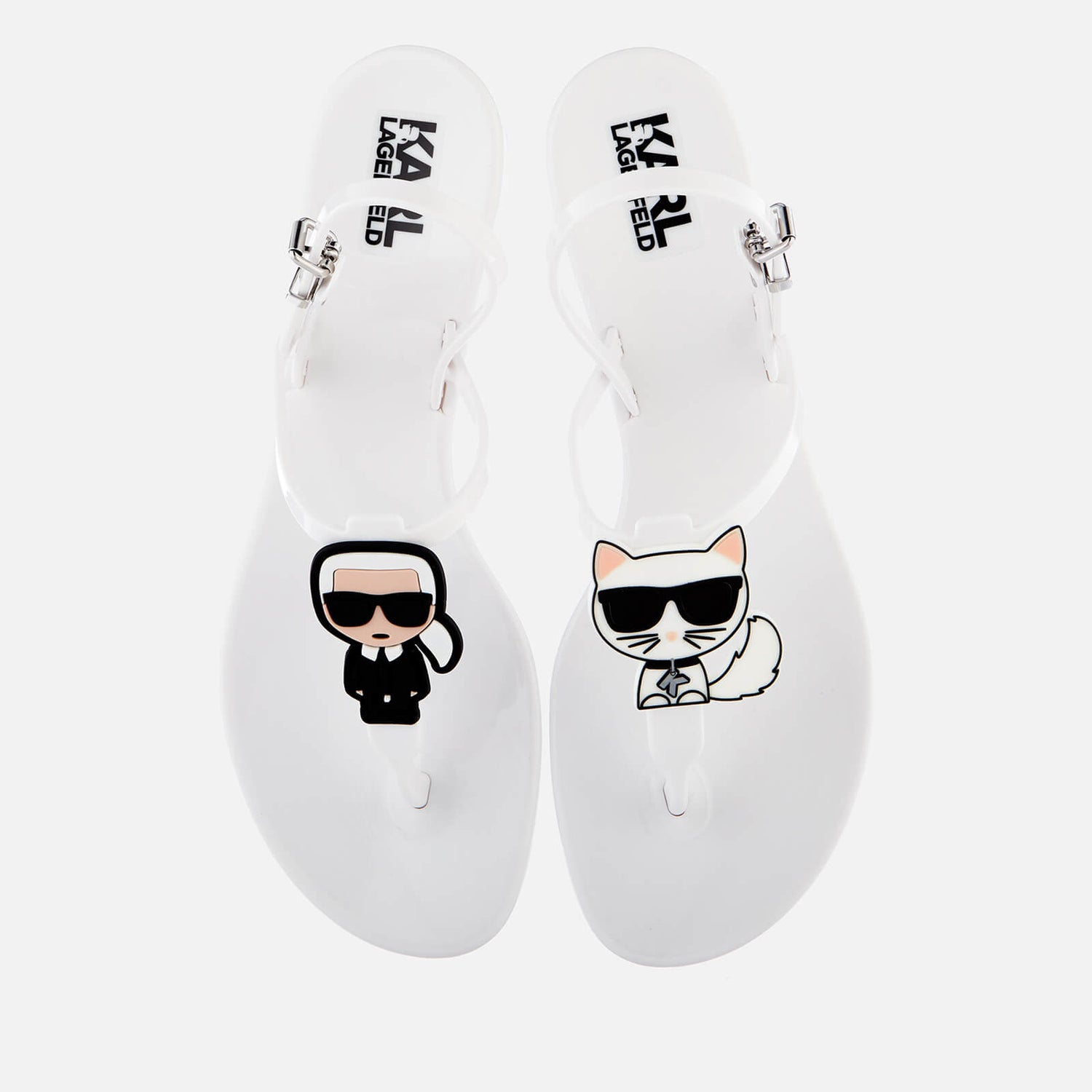 Karl lagerfeld cheap jelly sandals