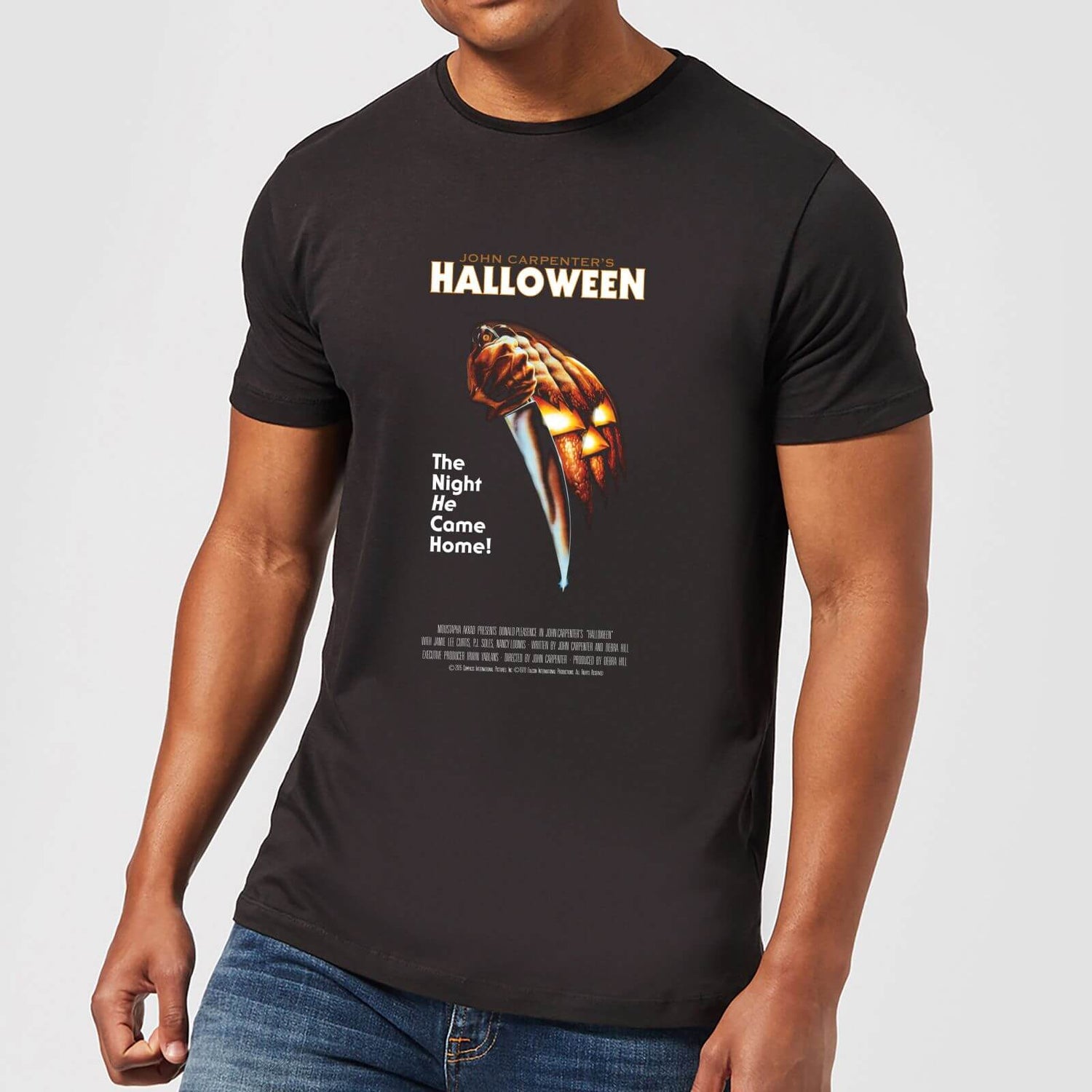 Halloween Poster Men's T-Shirt - Black