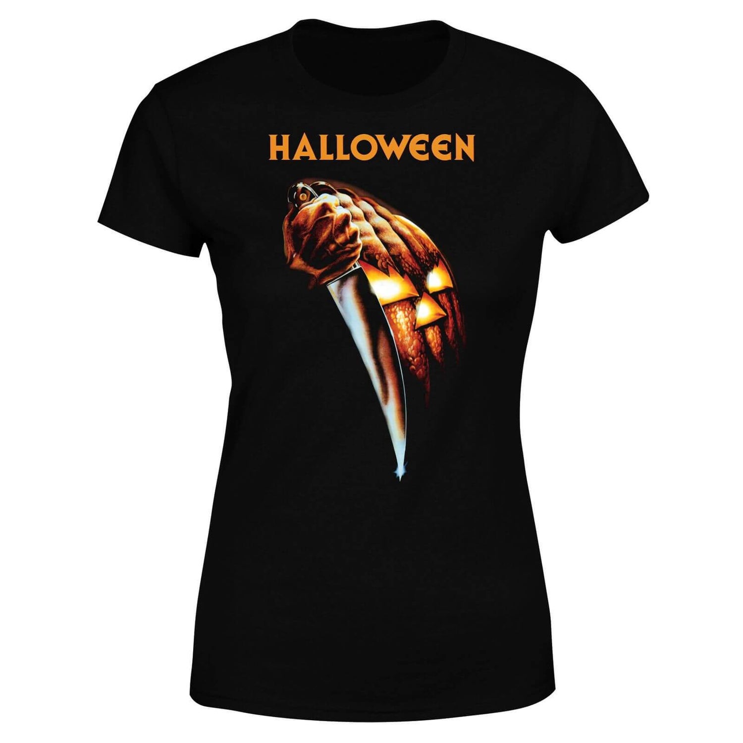 Halloween Pumpkin Women's T-Shirt - Black