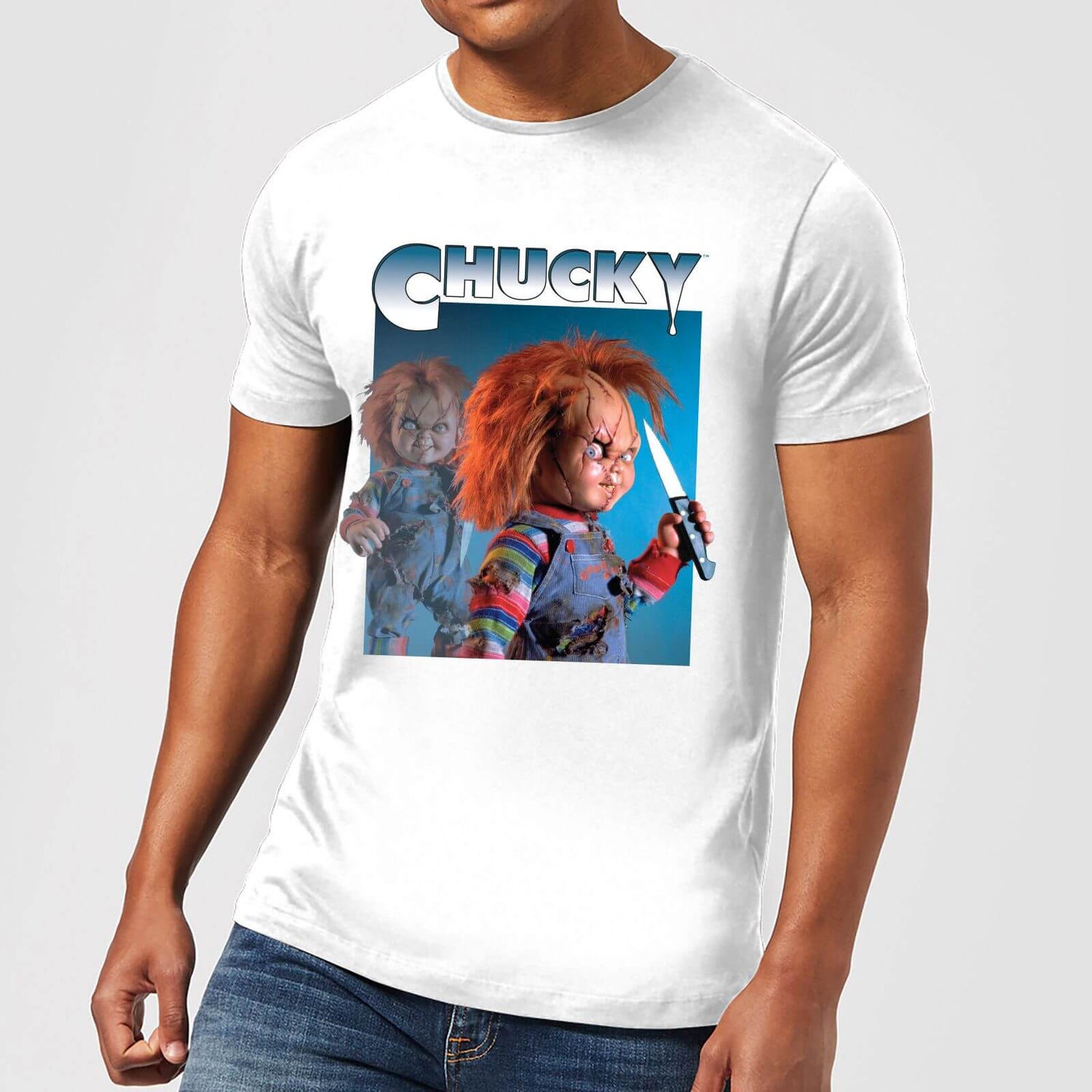 Chucky Nasty 90's Men's T-Shirt - White Clothing - Zavvi UK