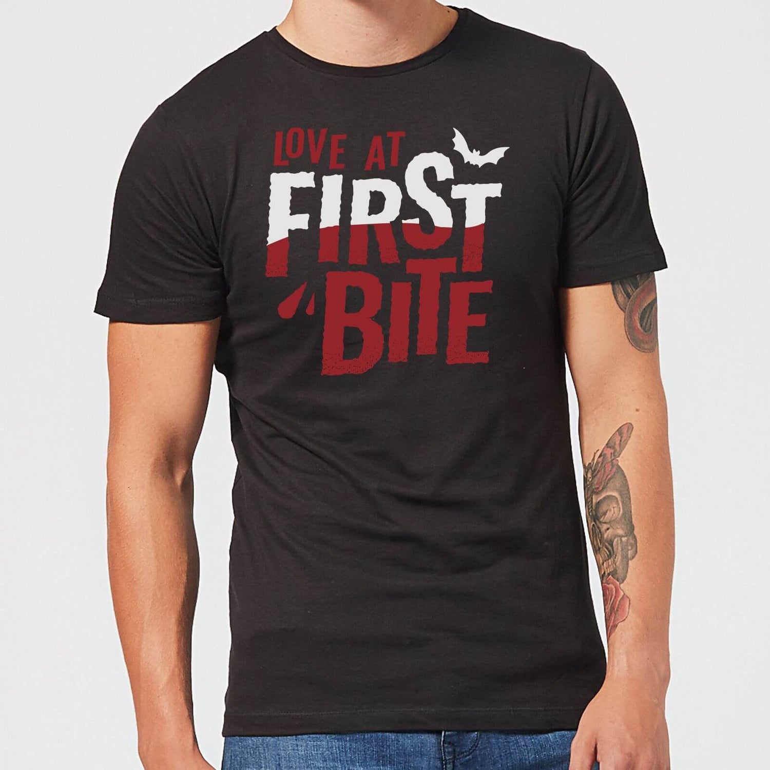 Love At First Bite Men's T-Shirt - Black