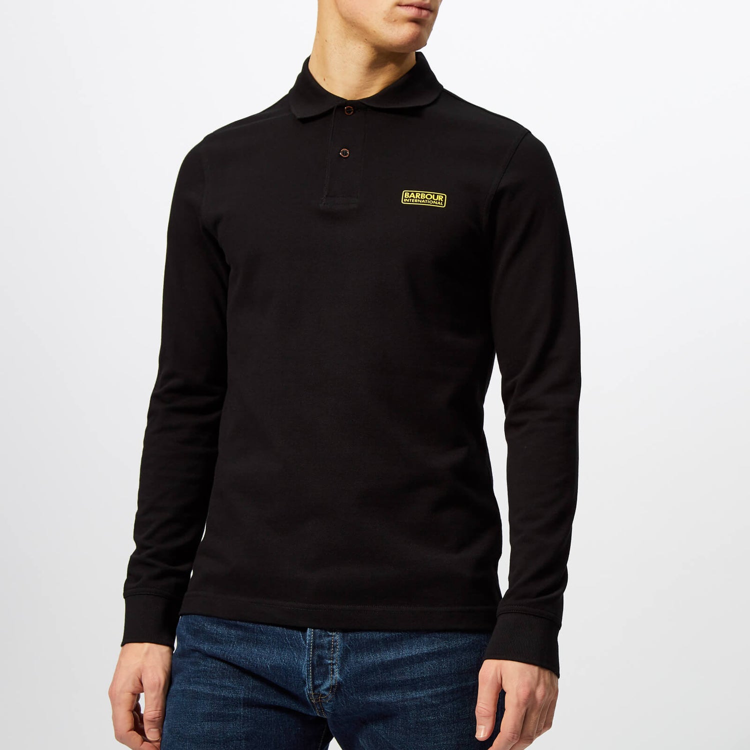 Barbour international long sleeve polo 2025