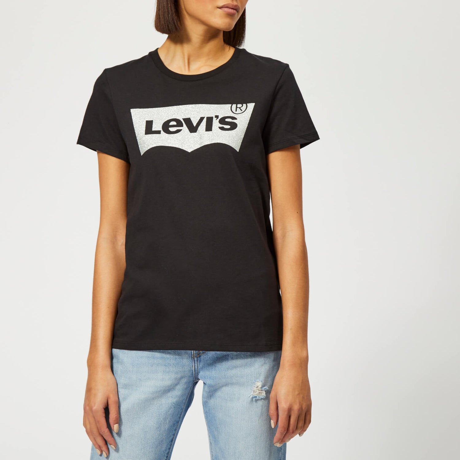 Levi's Women's The Perfect T-Shirt - Holiday Tee Black 