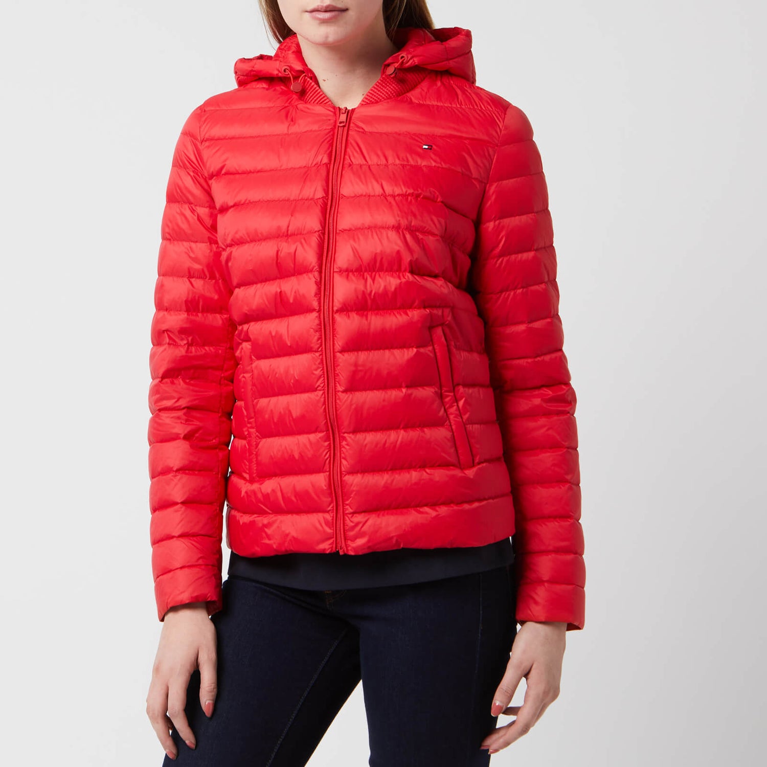 Tommy hilfiger jacket womens red 2025