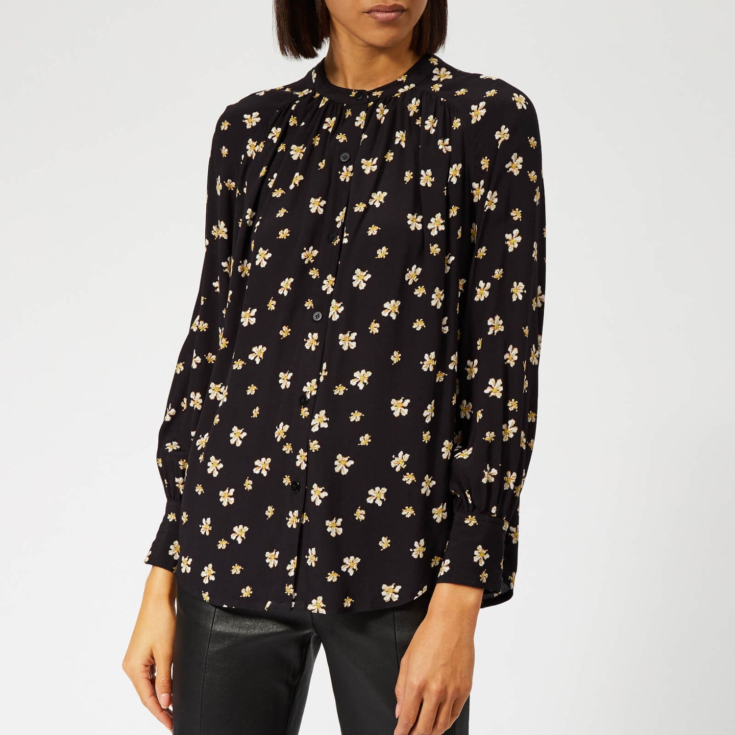 Whistles Women s Edelweiss Print Blouse Black Multi TheHut