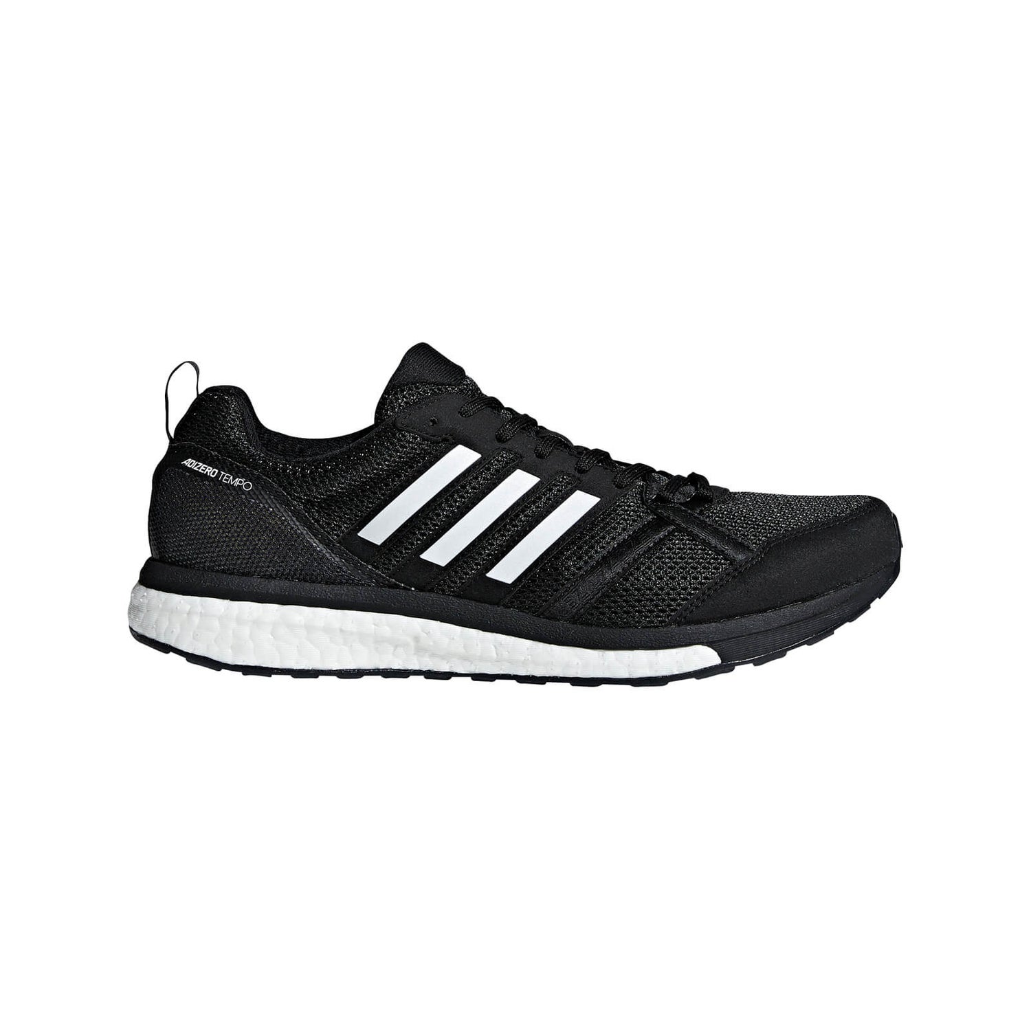 stopcontact paars nep adidas Men's Adizero Tempo 9 Running Shoes - Black | ProBikeKit.com