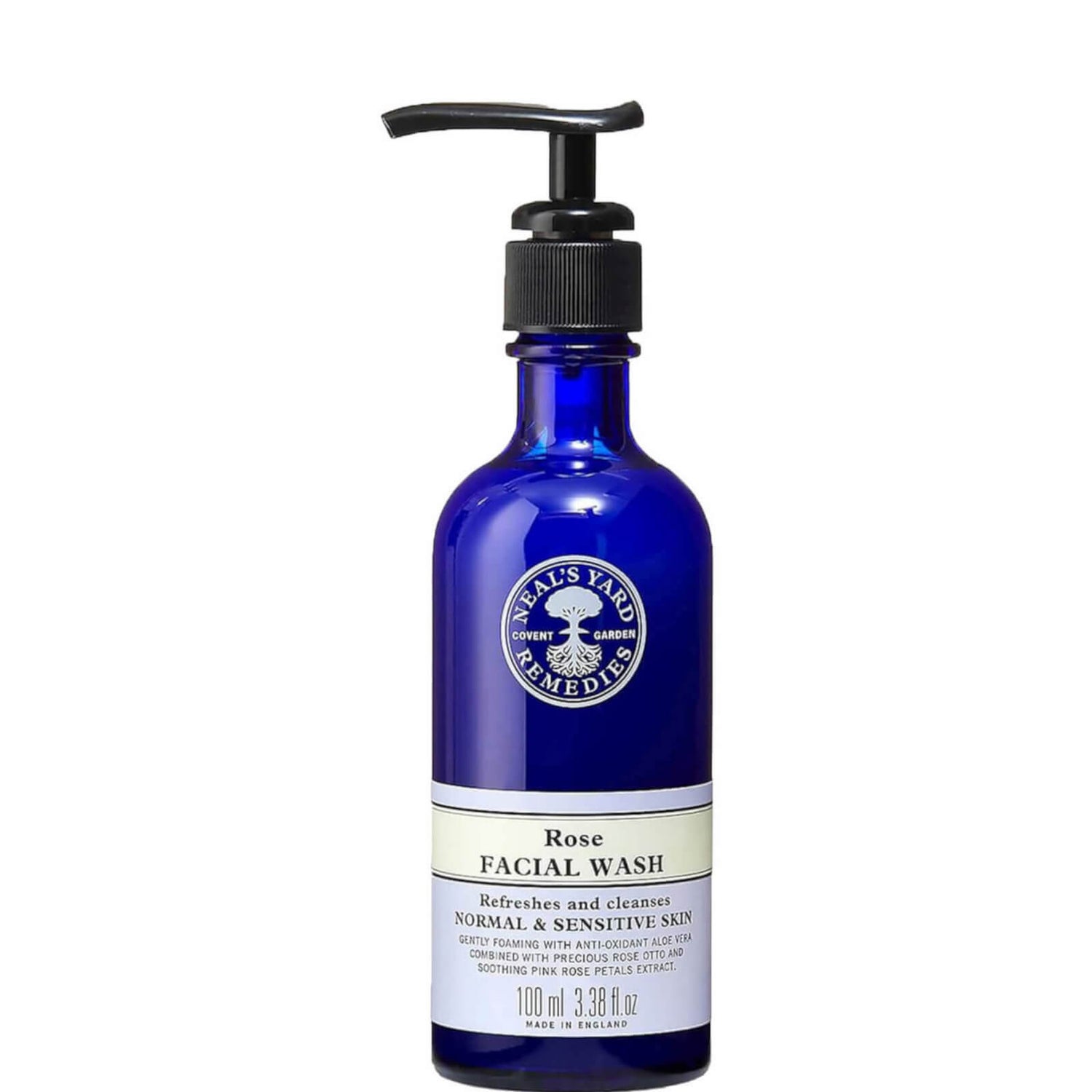 Neal's Yard Remedies Rose Facial Wash 100ml LOOKFANTASTIC