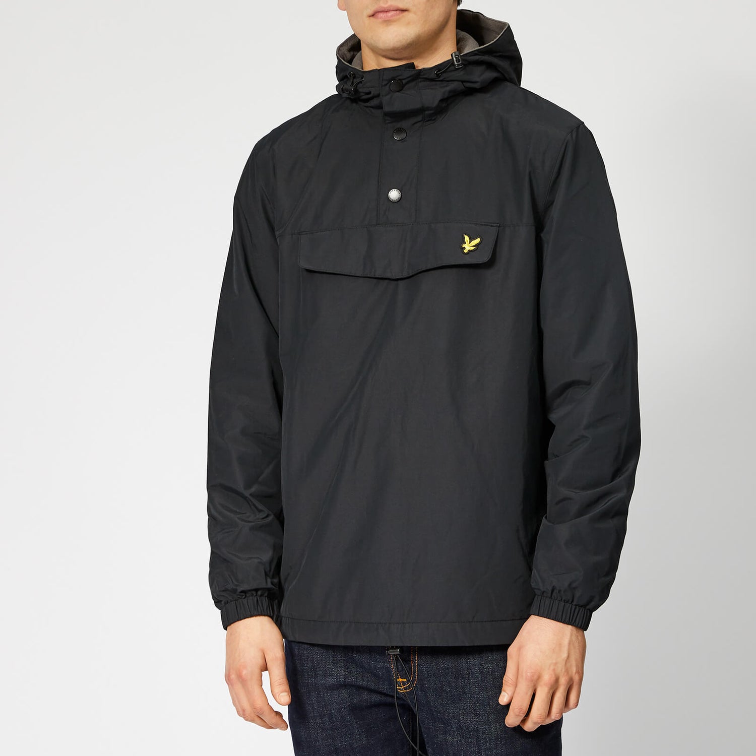 Lyle Scott Men s Overhead Anorak True Black TheHut