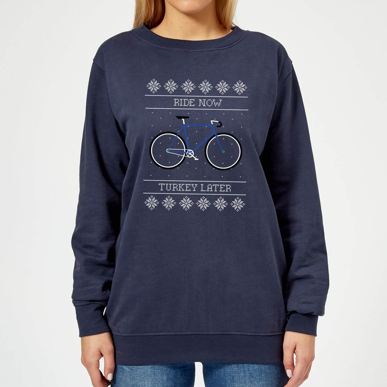 Navy clearance christmas jumper