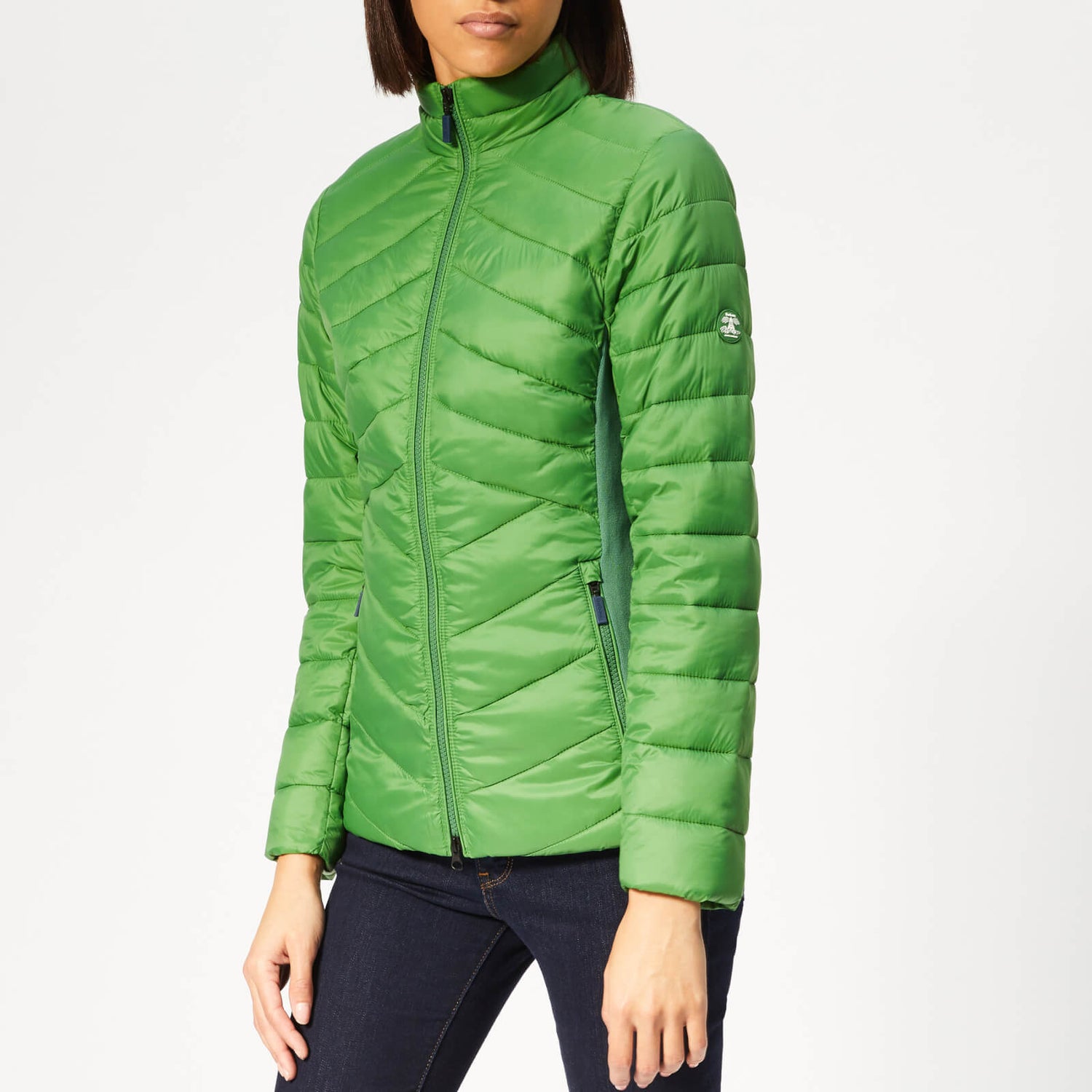 Barbour Women s Longshore Quilt Coat Clover Navy TheHut