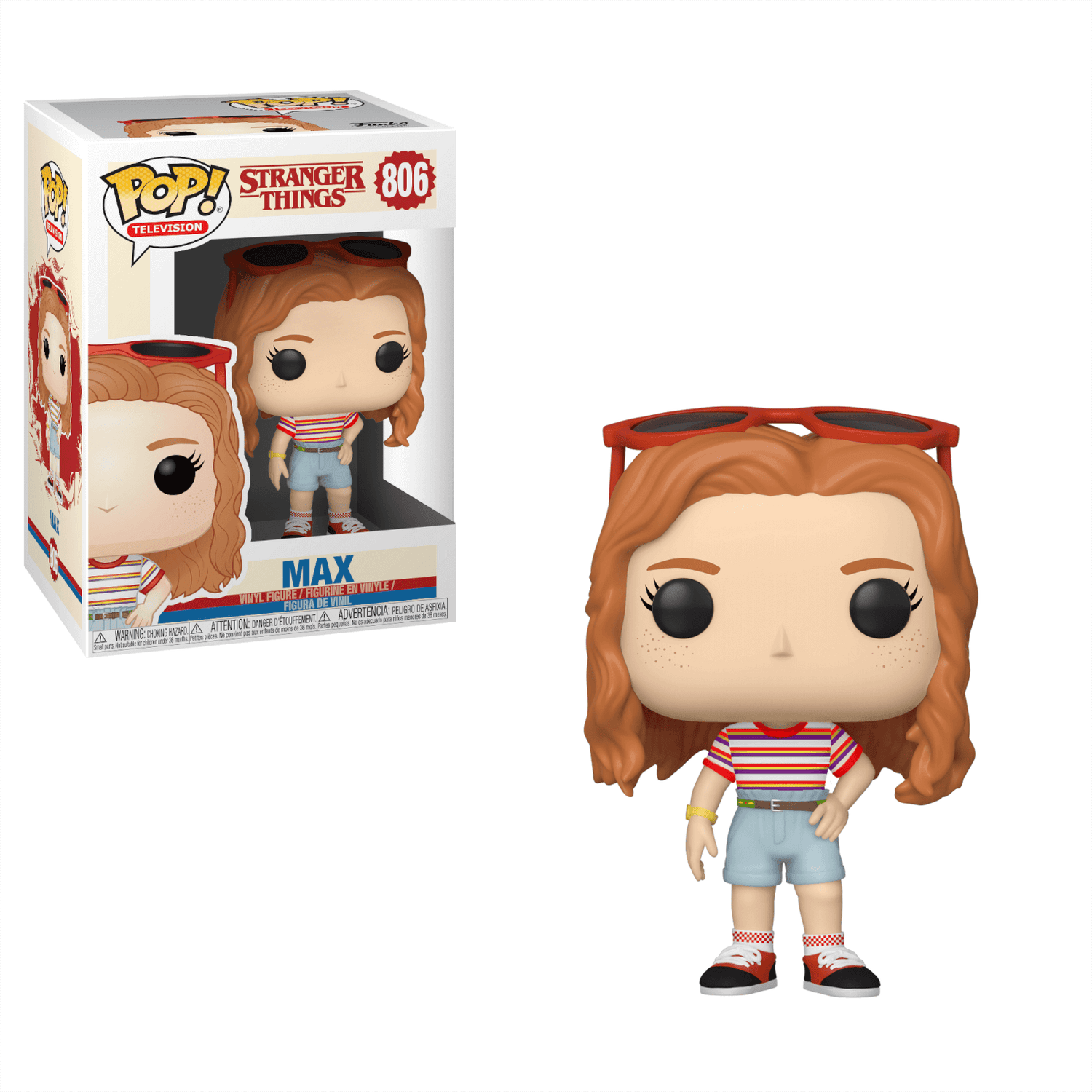 Stranger Things Max With Slicker Funko Pop Vinyl Pop In A Box Us