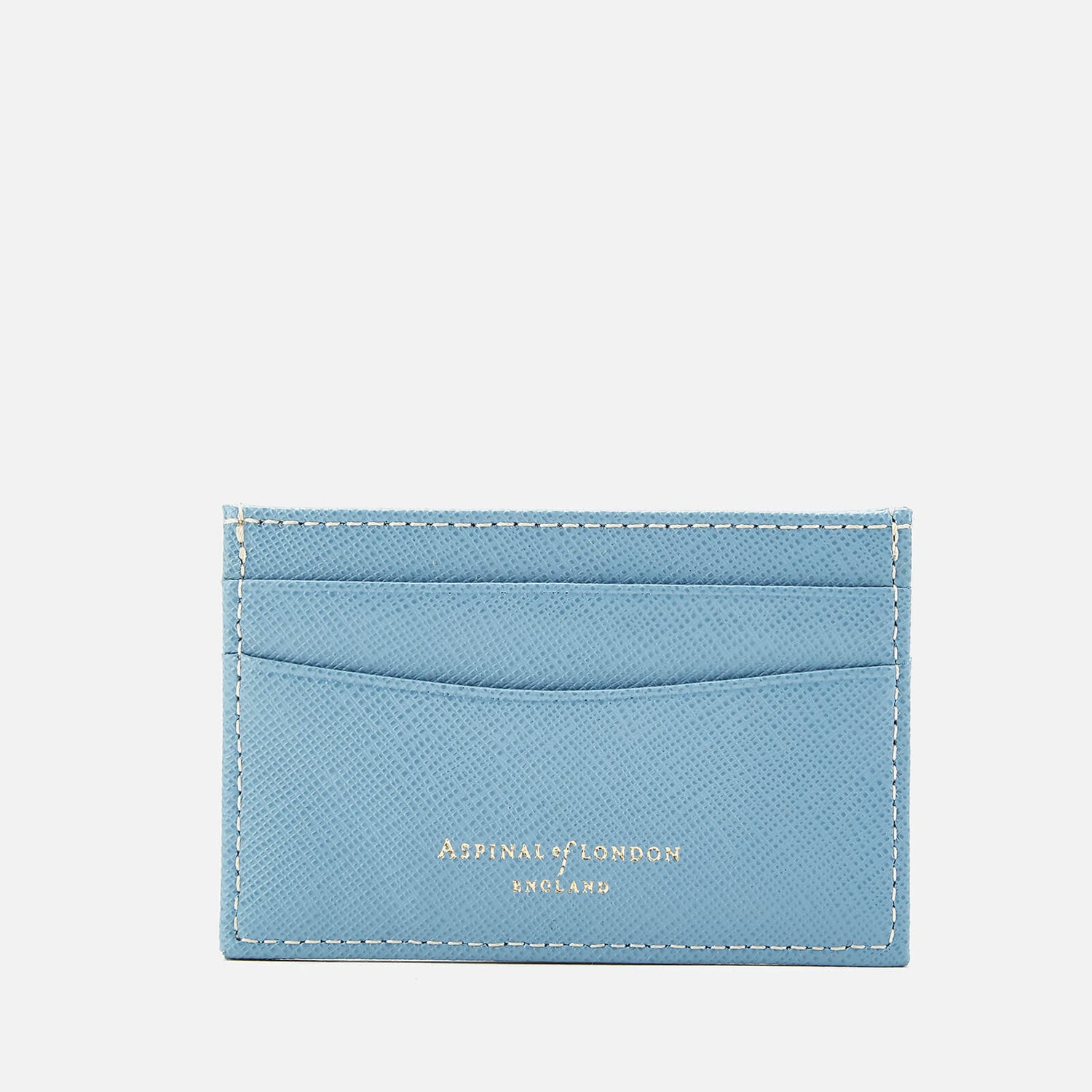 Aspinal of London Women's Slim Credit Card Case Bluebird