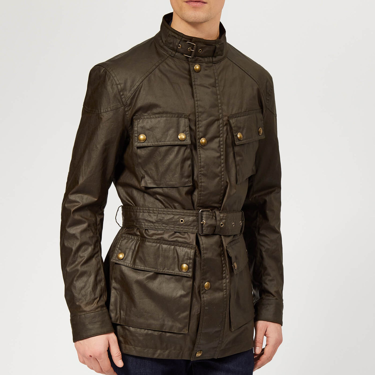 belstaff trialmaster olive