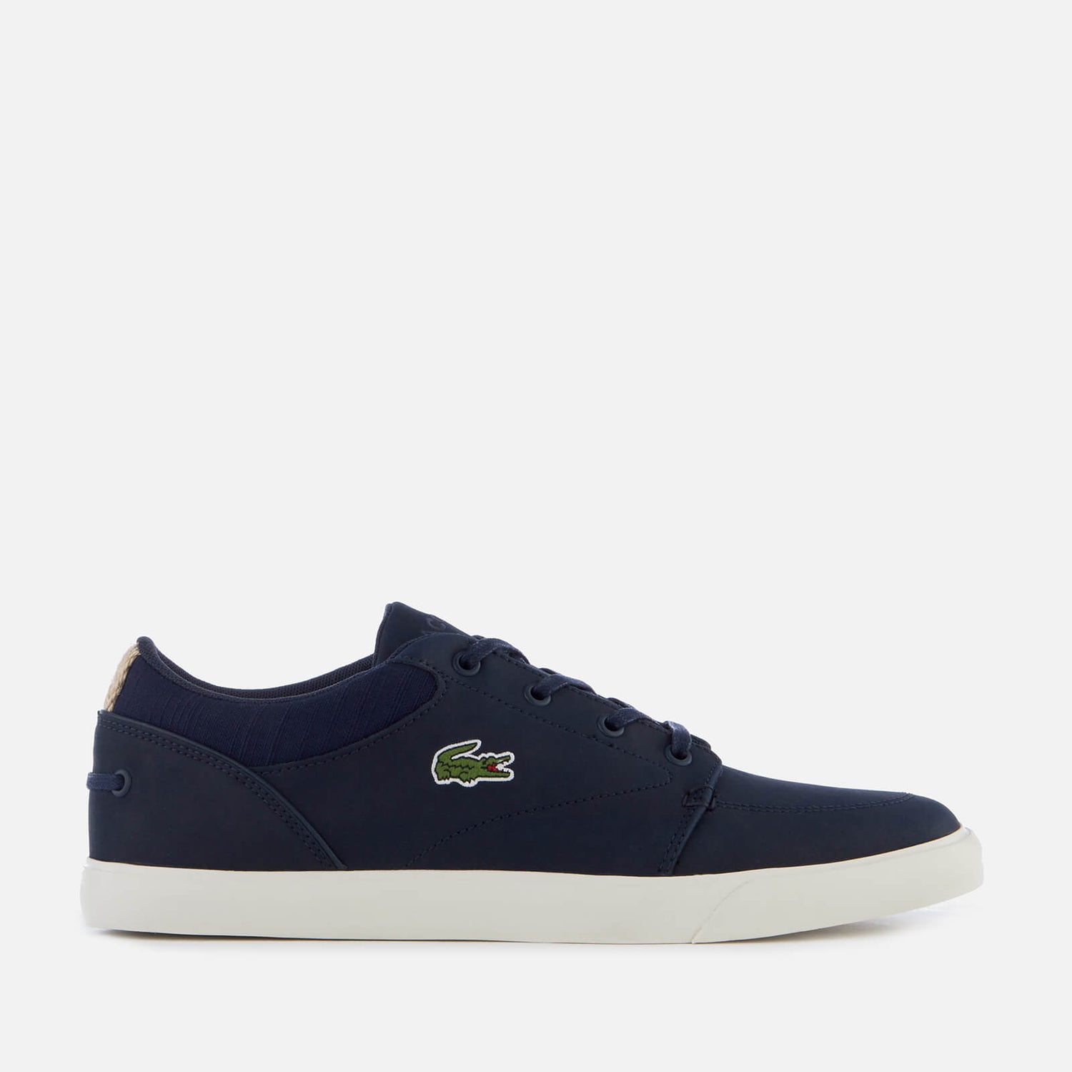 Lacoste Men s Bayliss 119 1 Leather Lace Up Trainers Navy Off