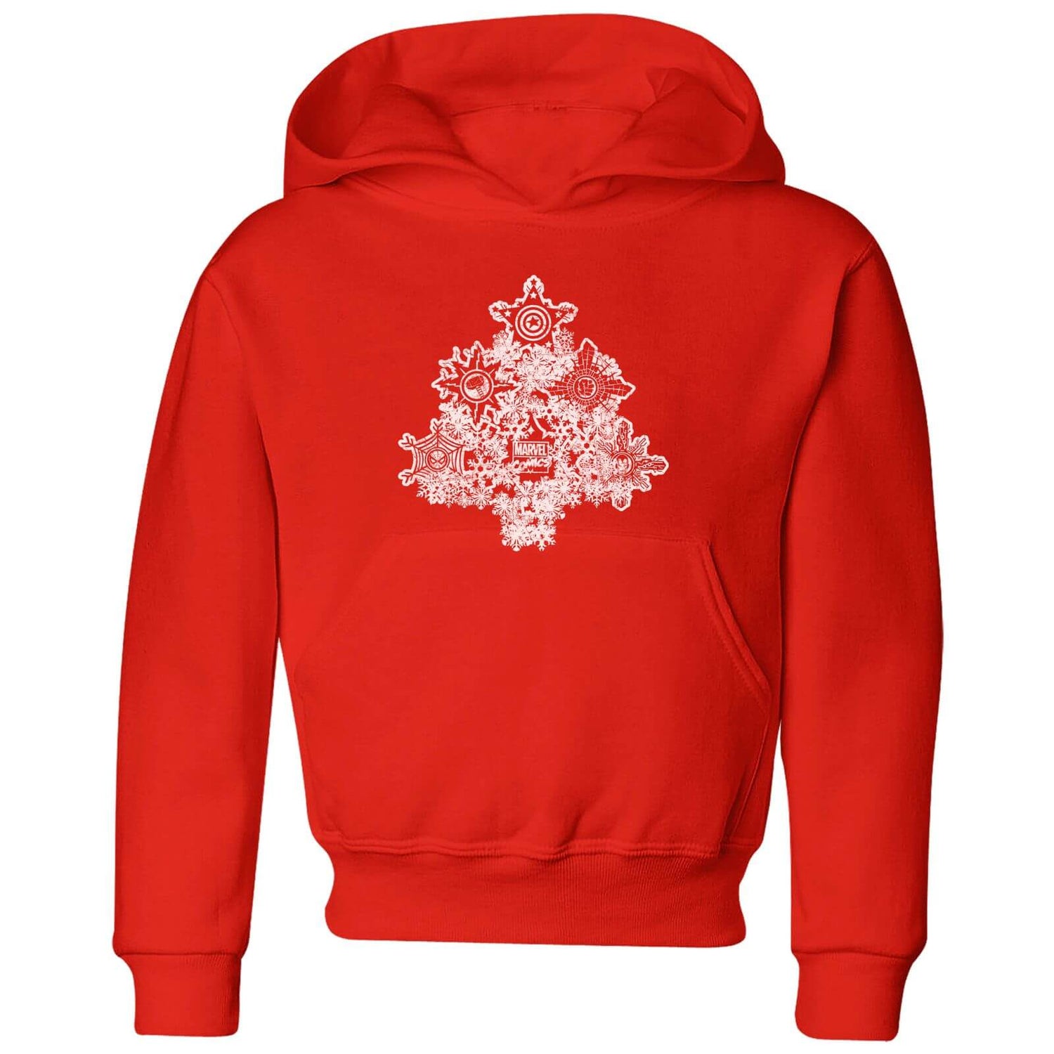 Marvel Shields Snowflakes Kids' Christmas Hoodie - Red Clothing - Zavvi  Ireland