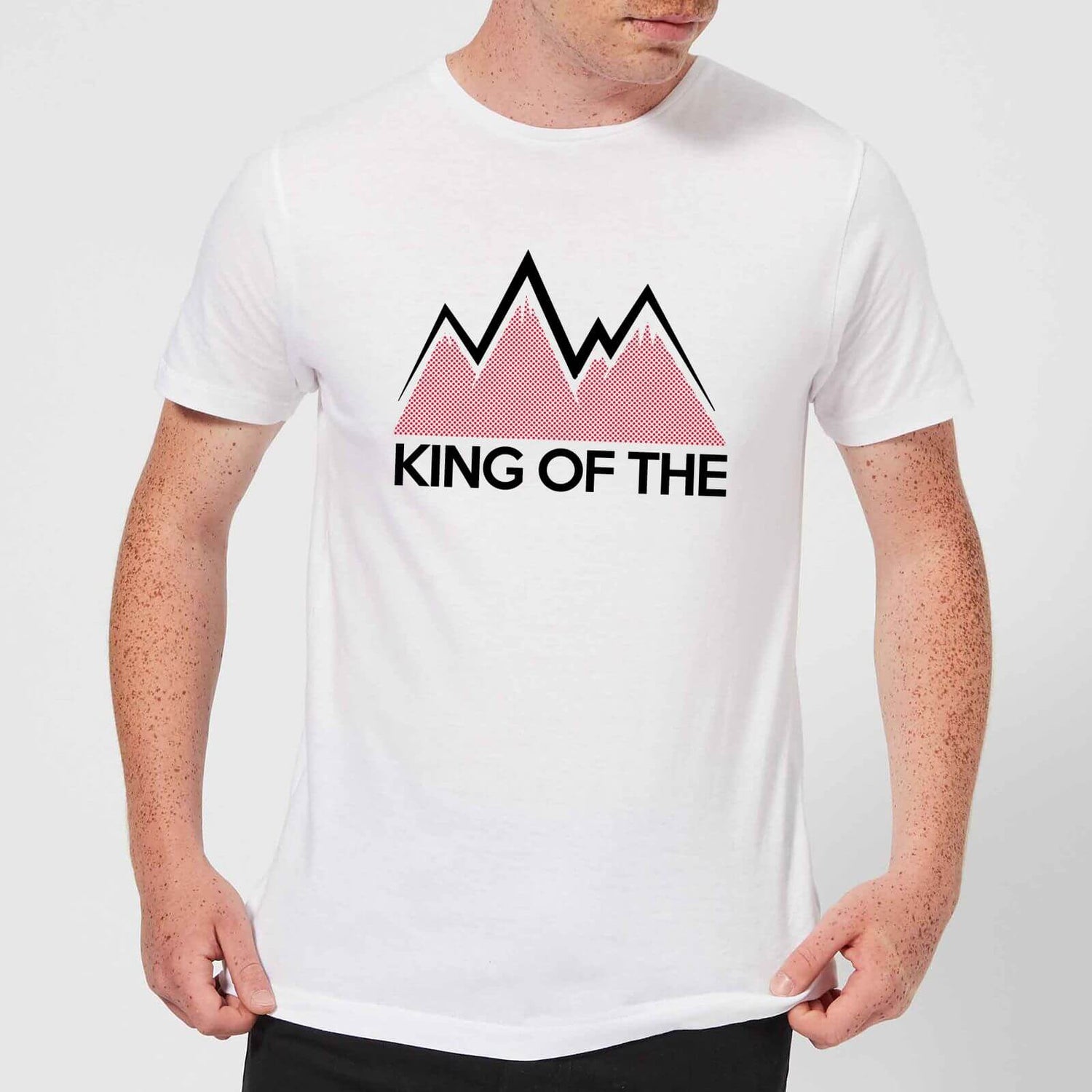 Summit Finish King Of The Mountains Men s T Shirt White