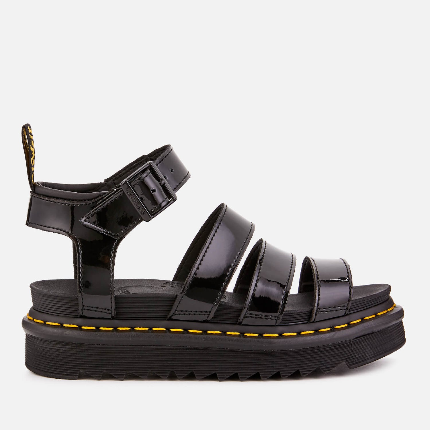 Dr. Martens Women s Blaire Patent Lamper Strappy Sandals Black TheHut