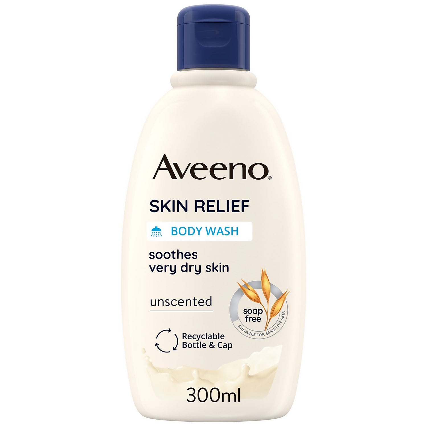 Aveeno Skin Relief Moisturising Body Wash 300ml lookfantastic Singapore