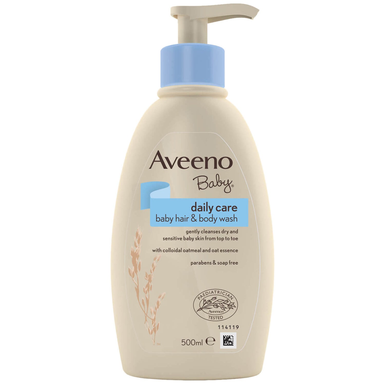 Aveeno Baby Daily Care Hair & Body Wash 500ml lookfantastic Singapore