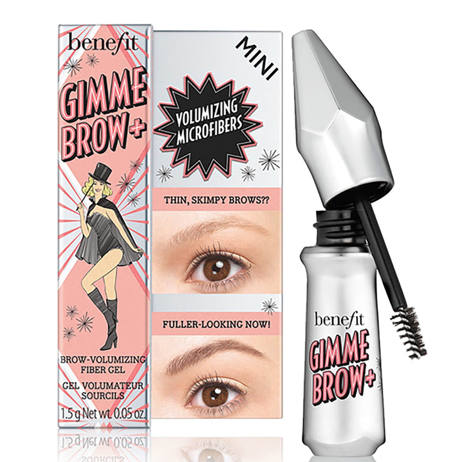 benefit Gimme Brow+ Mini Gel 1.5g (Various Shades)