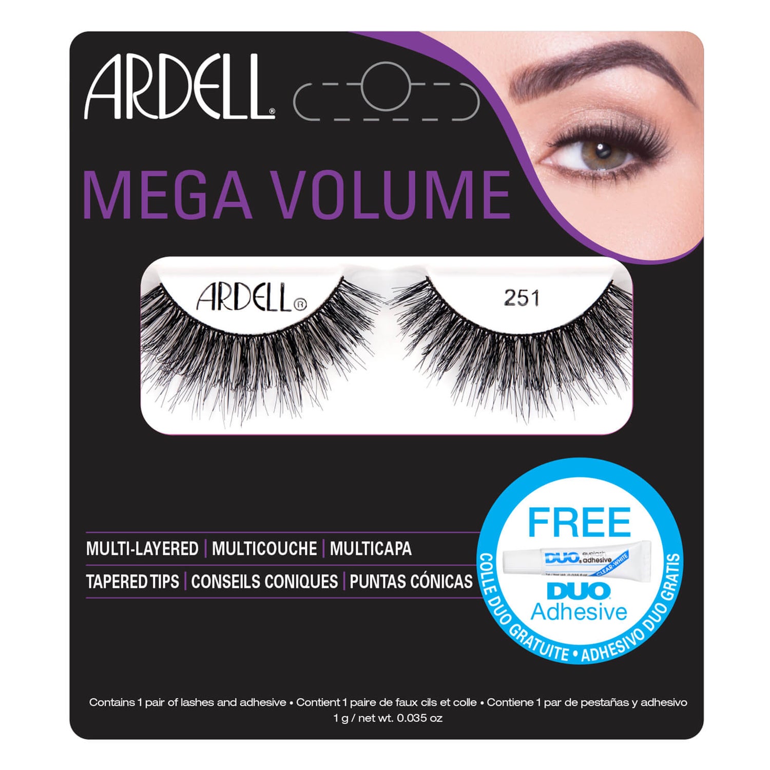 Ardell ciglia finte volume extra 251