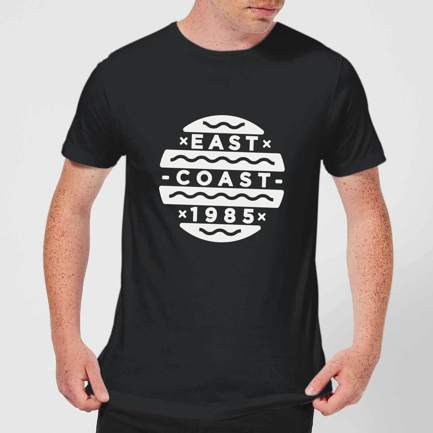 East Coast 1985 Men s T Shirt Black S