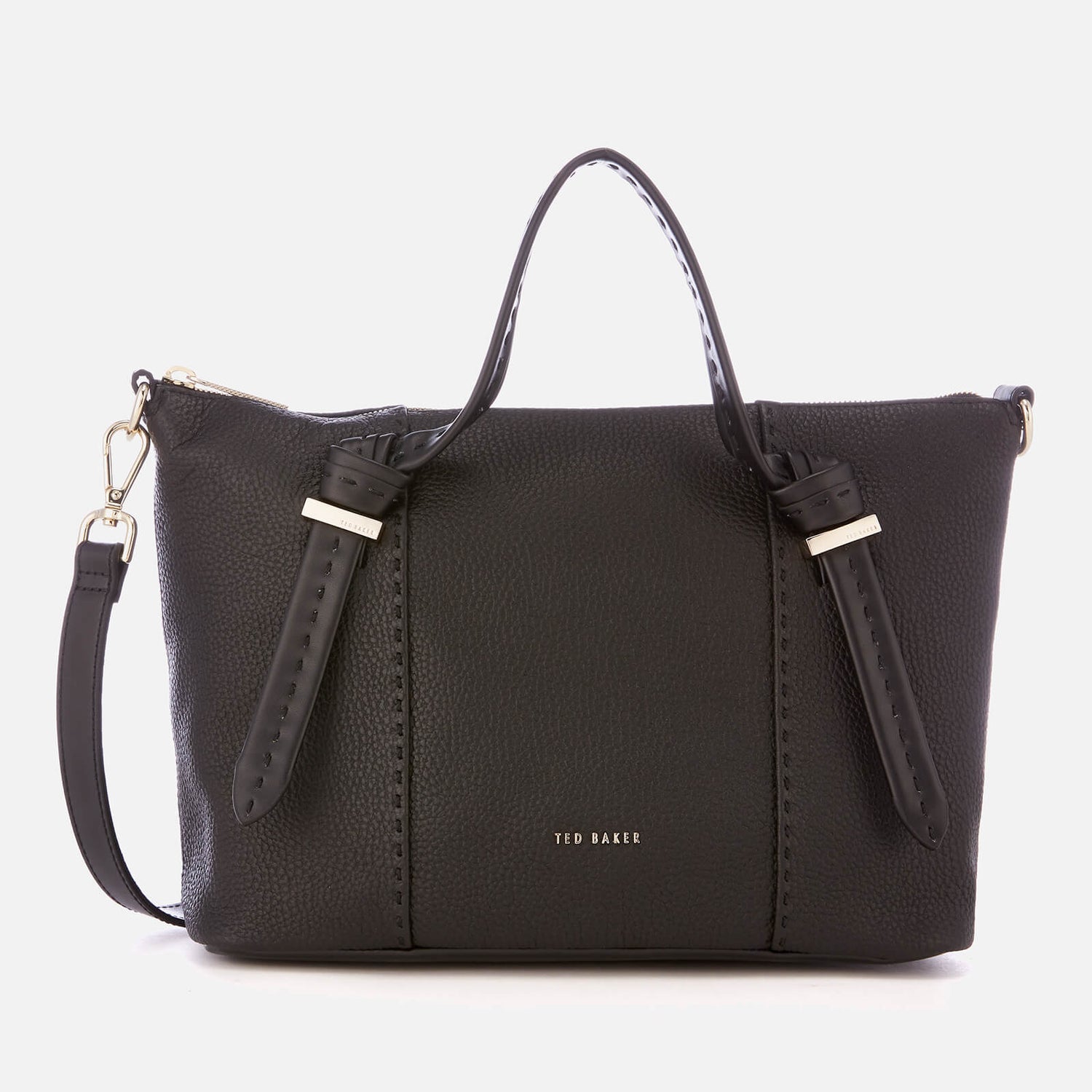 Ted Baker Women s Olmia Knotted Handle Small Tote Bag Black