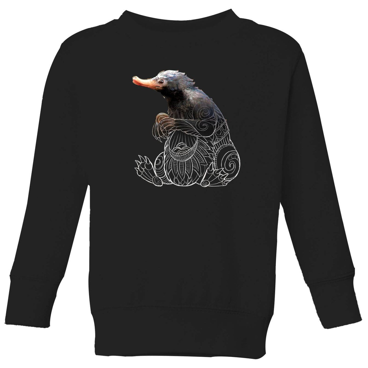 Fantastic Beasts Tribal Niffler Kids Sweatshirt Black