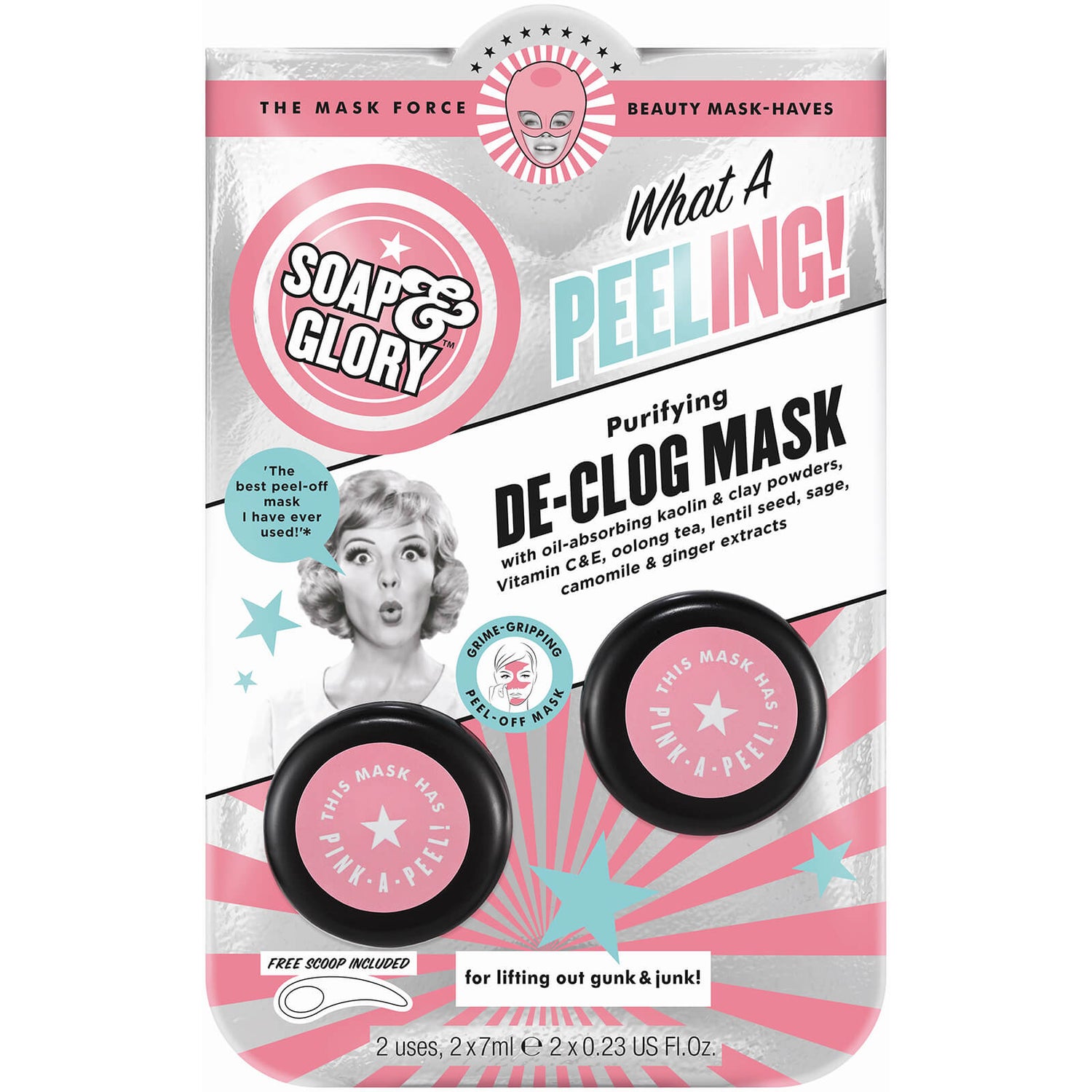 Soap & Glory What a Peeling! De-Clog Peel Mask