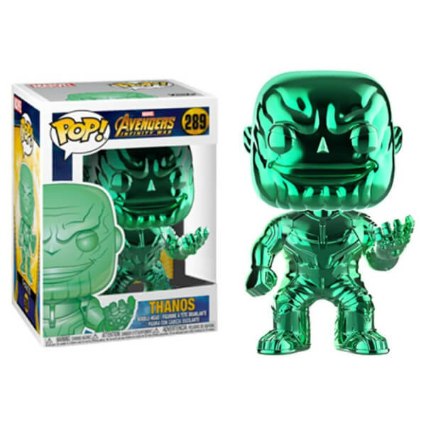 Figurine Pop! Thanos Vert Chrome EXC - Marvel