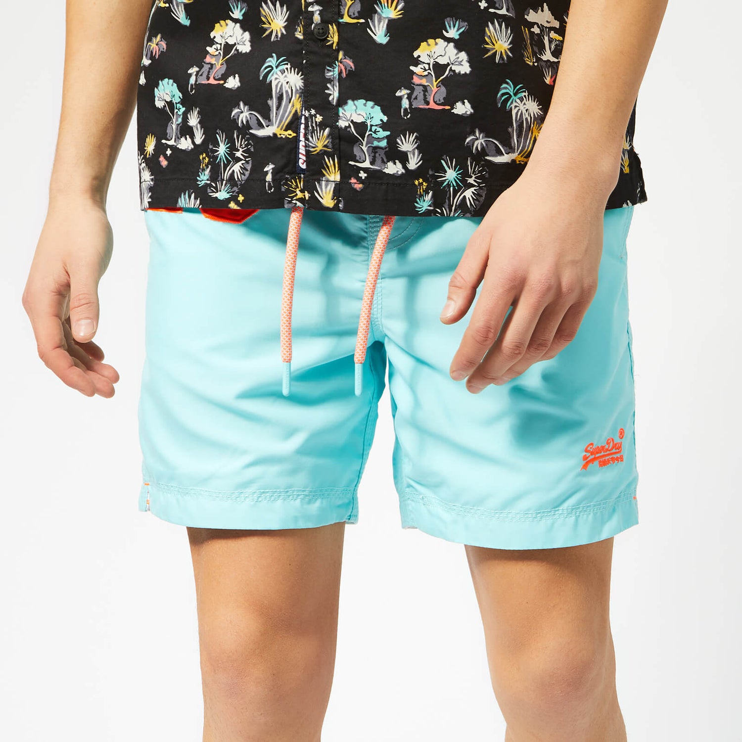 Superdry Men s Waterpolo Swim Shorts Light Lagoon Blue TheHut