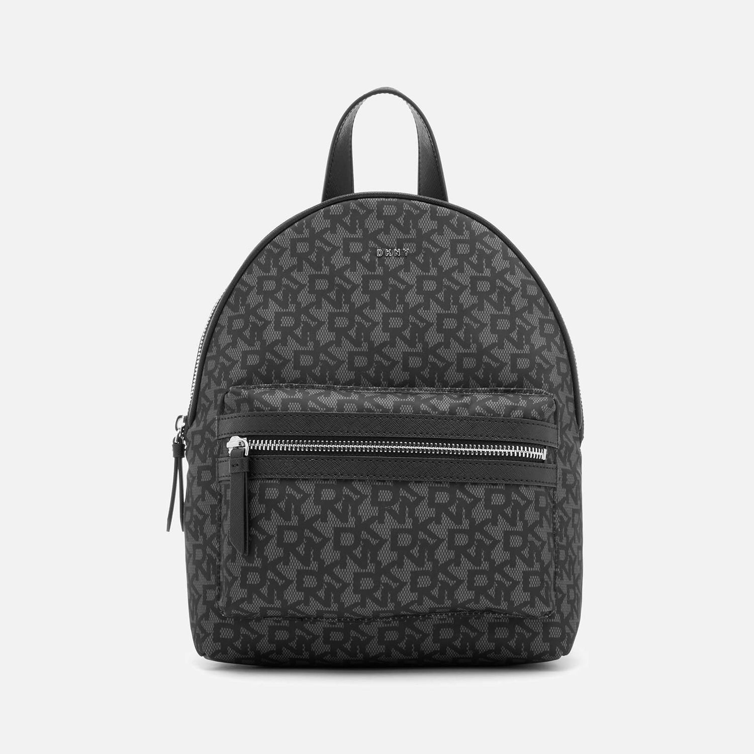 DKNY Women s Casey Medium Backpack Black Logo TheHut