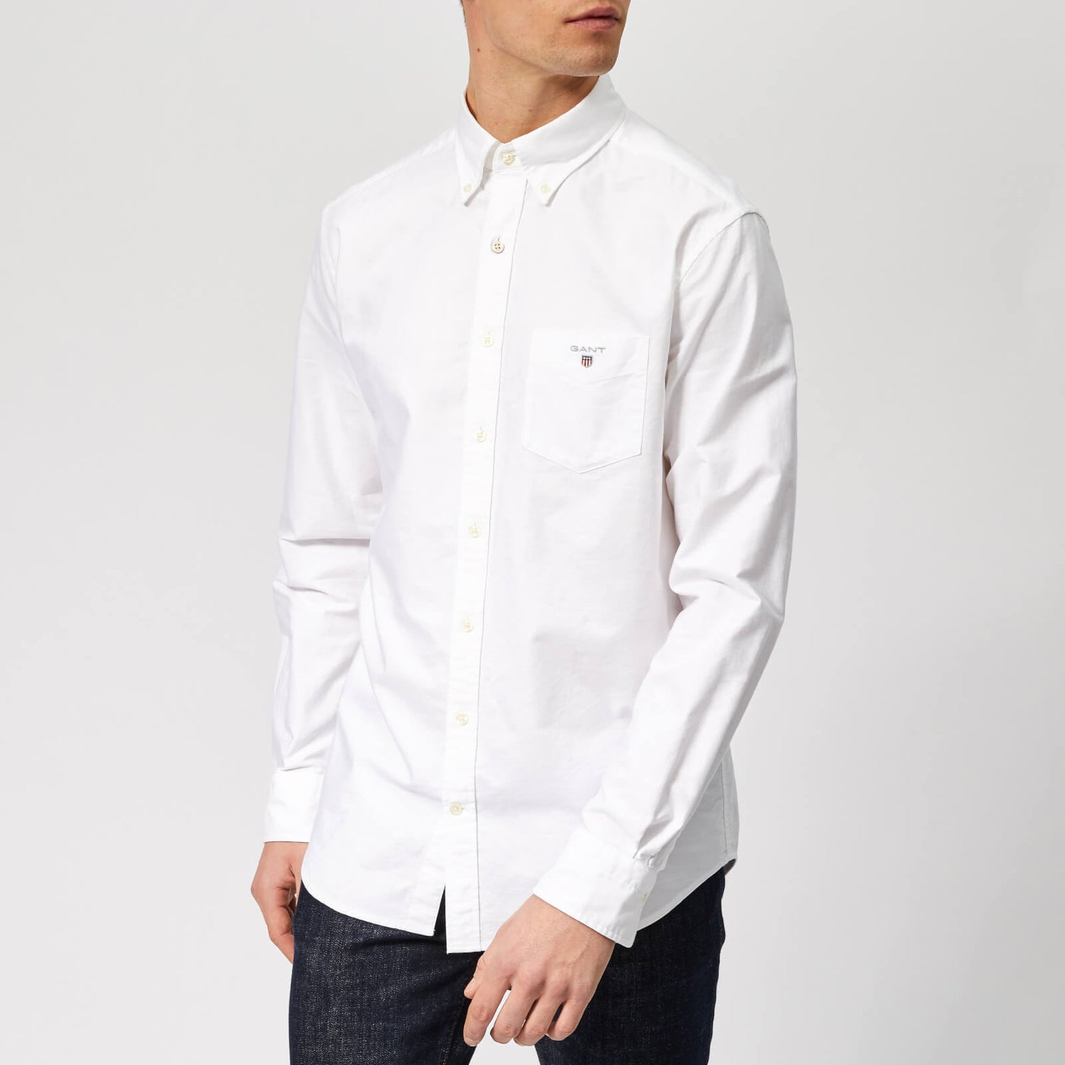 GANT Men's Regular Oxford Shirt - White - M