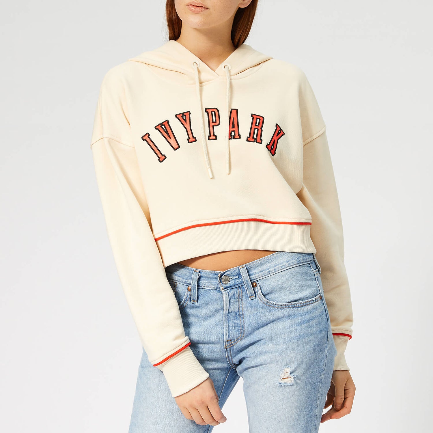 Ivy park crop top hoodie clearance