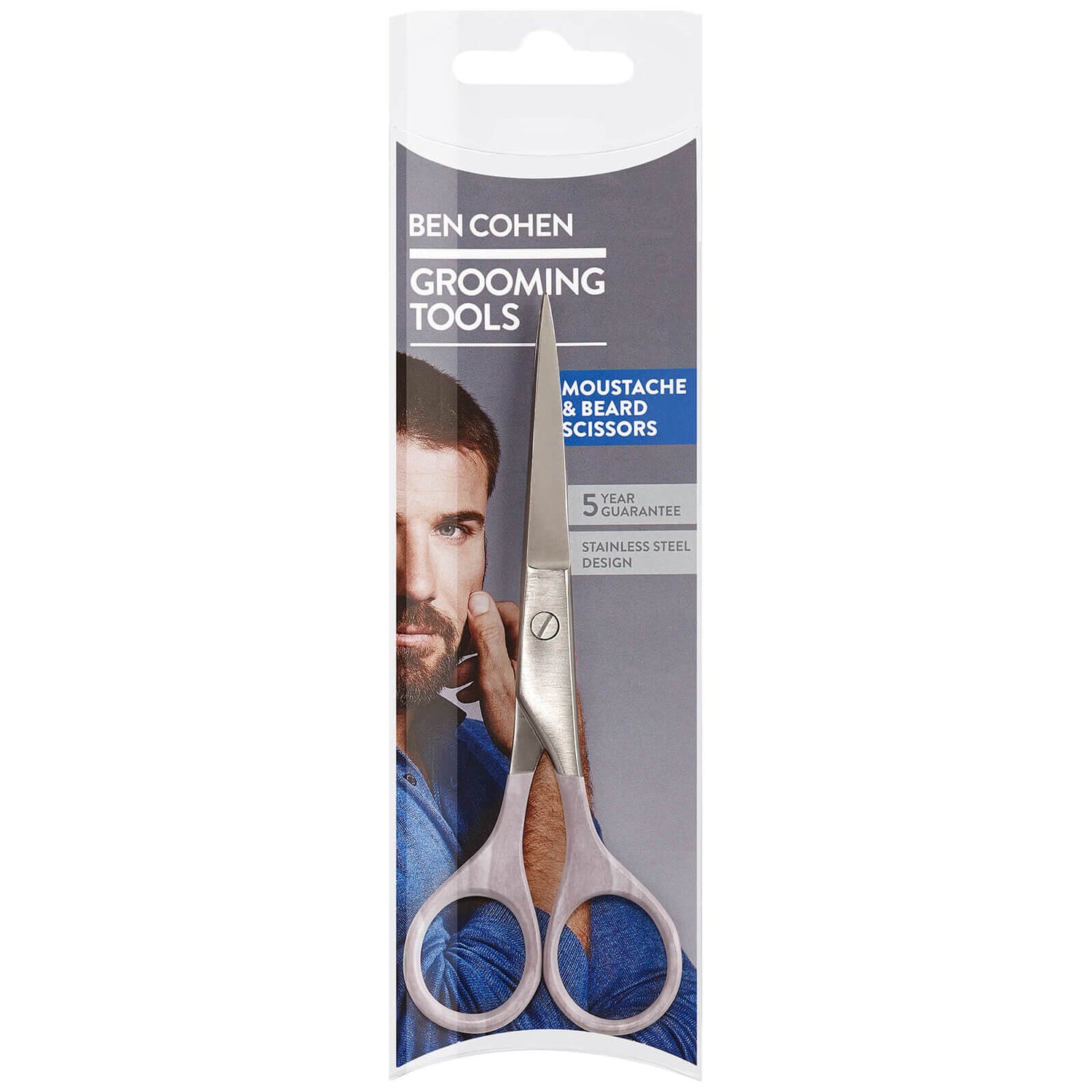 Elegant Touch Ben Cohen Grooming Tools Moustache & Beard Scissors LOOKFANTASTIC