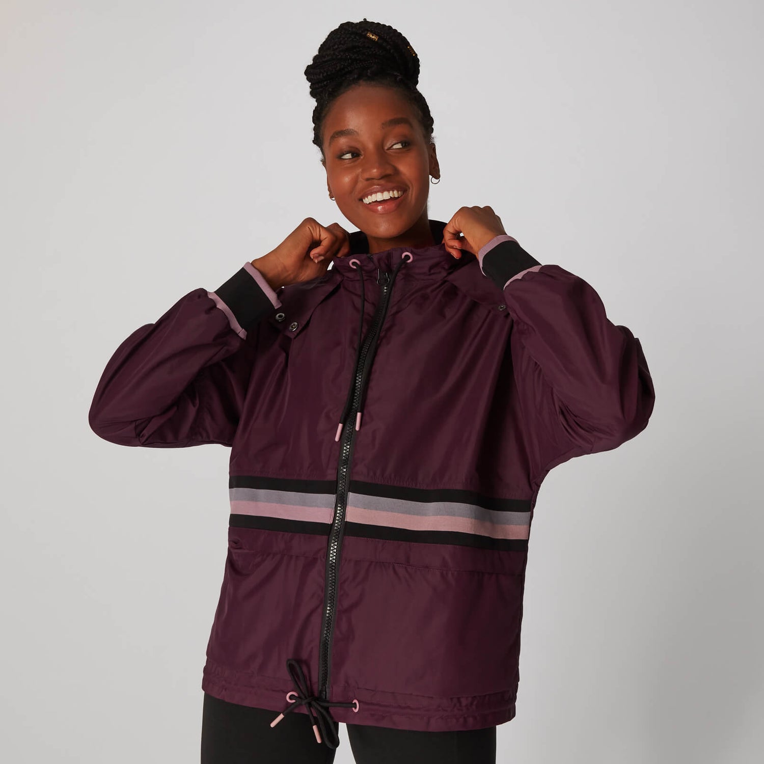 Buy Women s Racer Windbreaker Jacket Red MYPROTEIN
