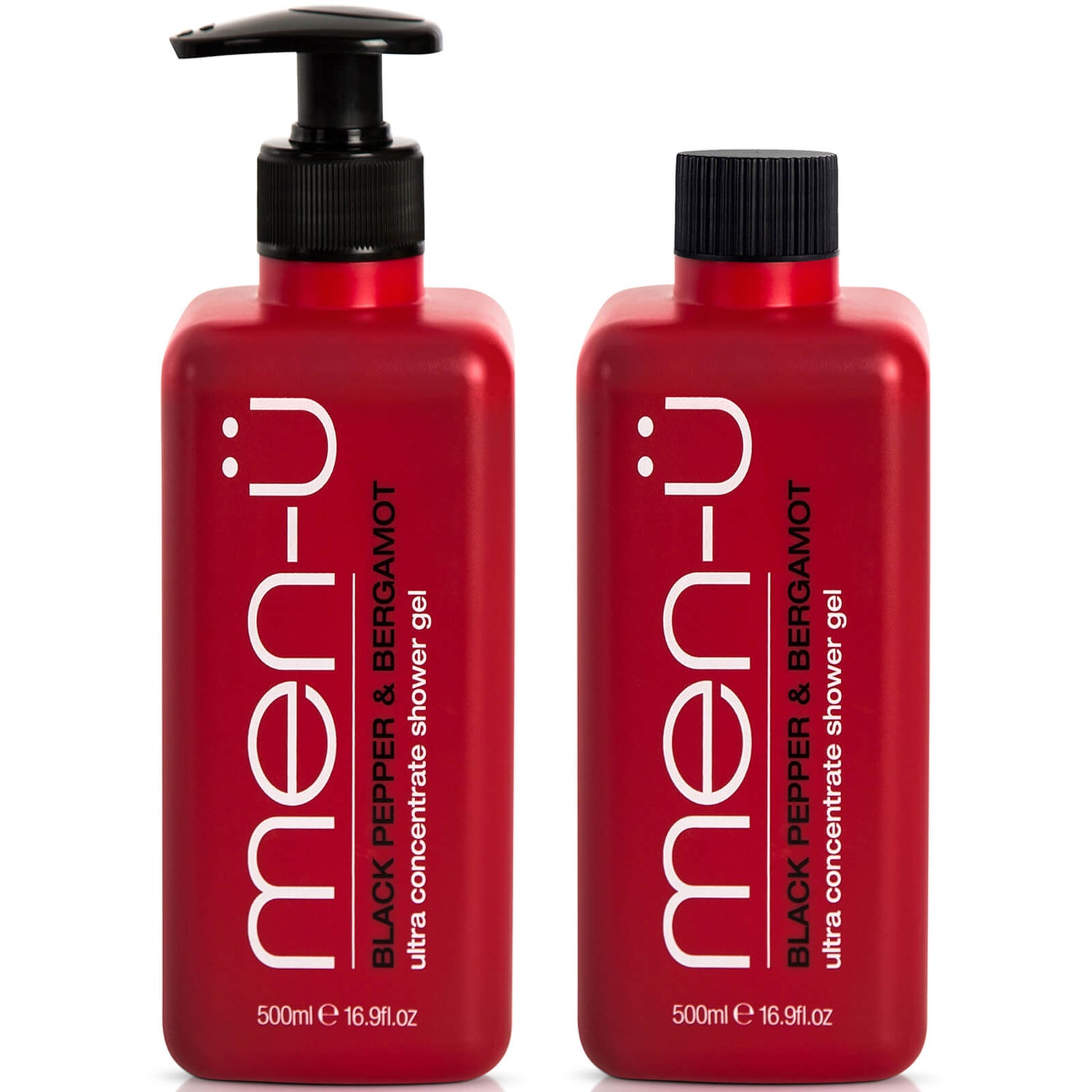 menü Black Pepper & Bergamot Shower Gel 500ml HQ Hair