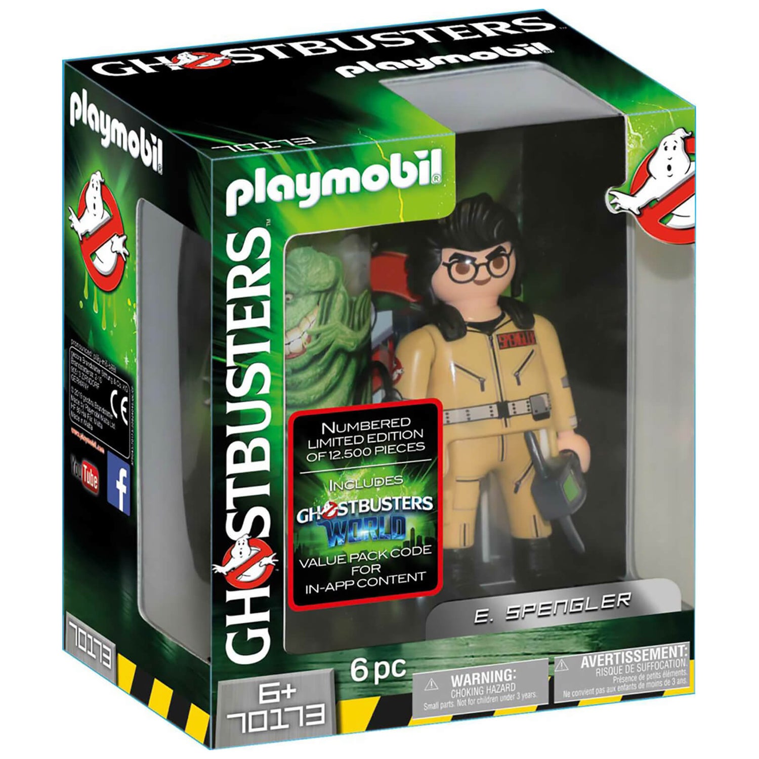 Playmobil Ghostbusters Collector's Edition E. Spengler - Limited and individually numbered (70173)