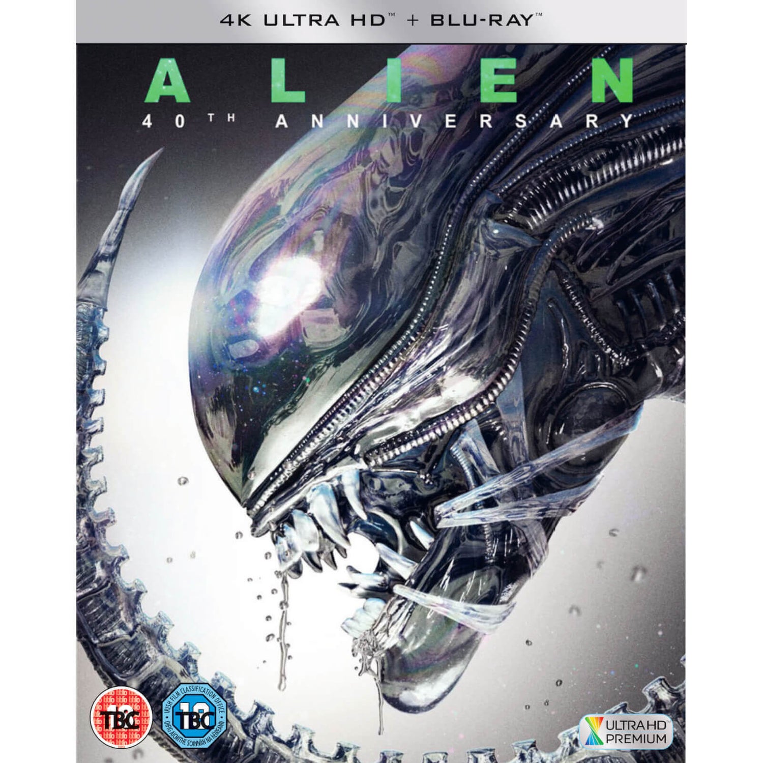 Alien 40th Anniversary 4K Ultra HD (Includes BluRay) Bluray Zavvi UK