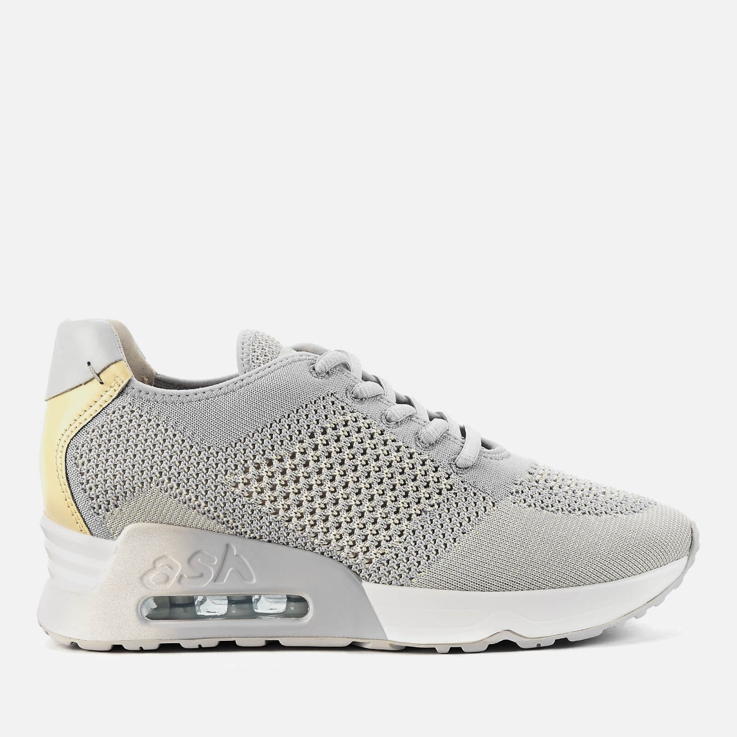 Ash Women s Lucky Knit Runner Style Trainers Pearl TheHut
