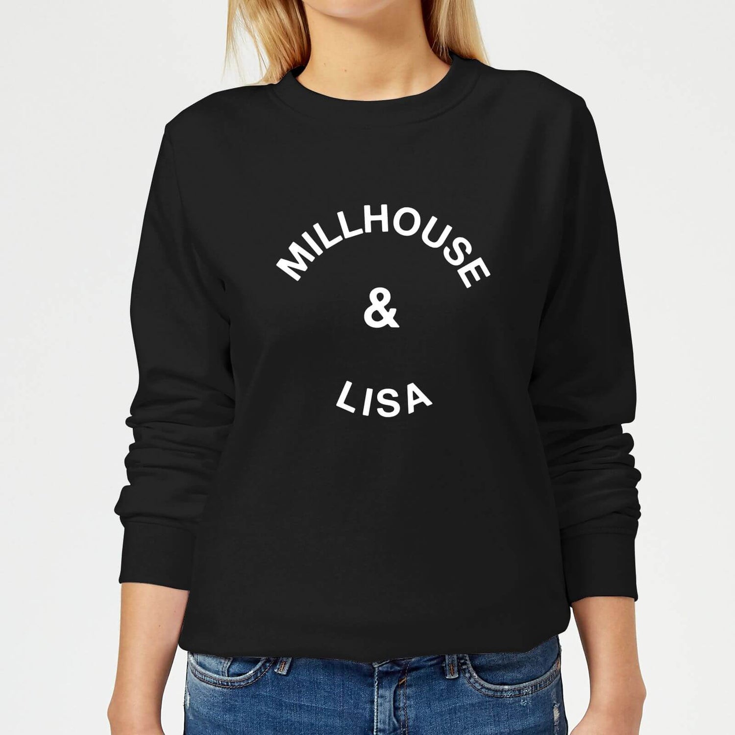 Millhouse Lisa Women s Sweatshirt Black Clothing Zavvi Ireland