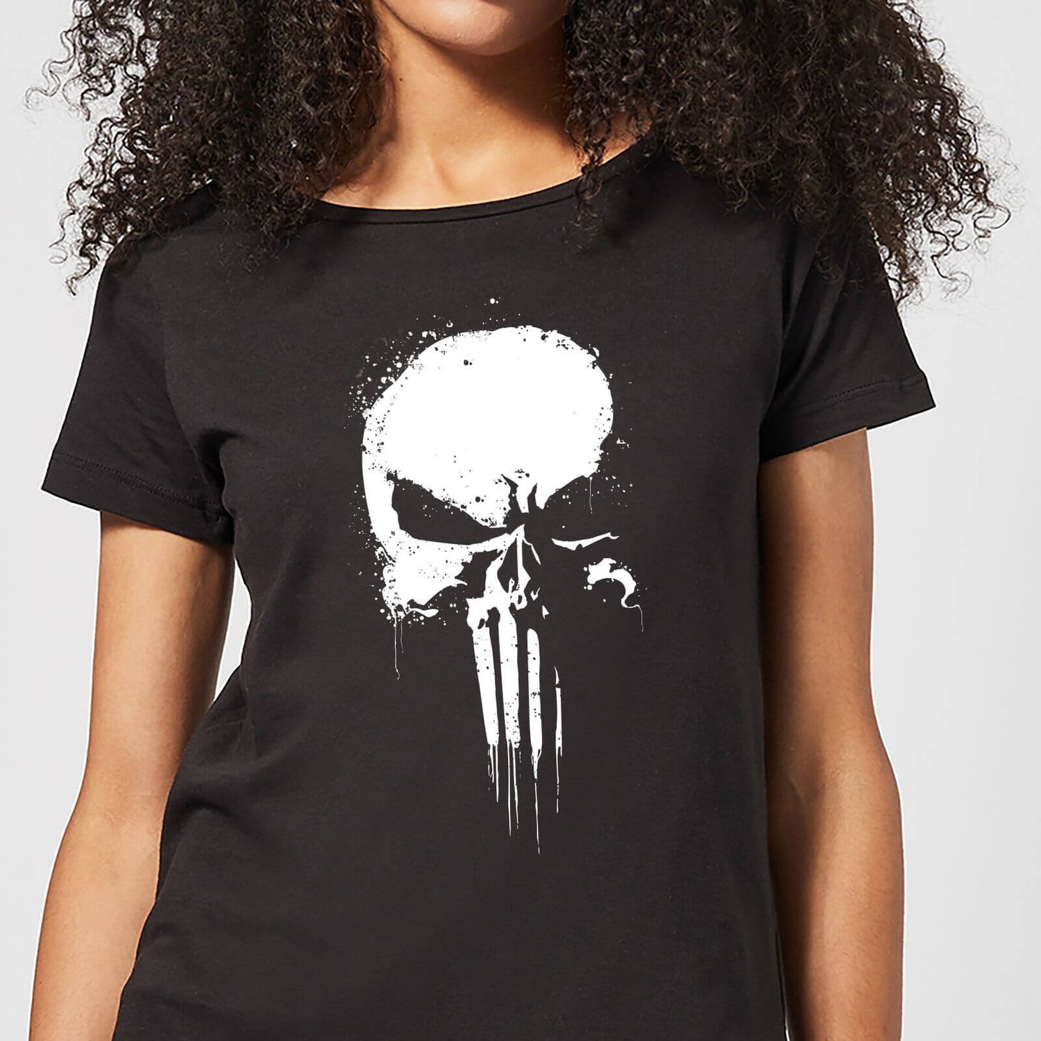 Punisher Women's T-Shirt - Black Clothing - Zavvi UK