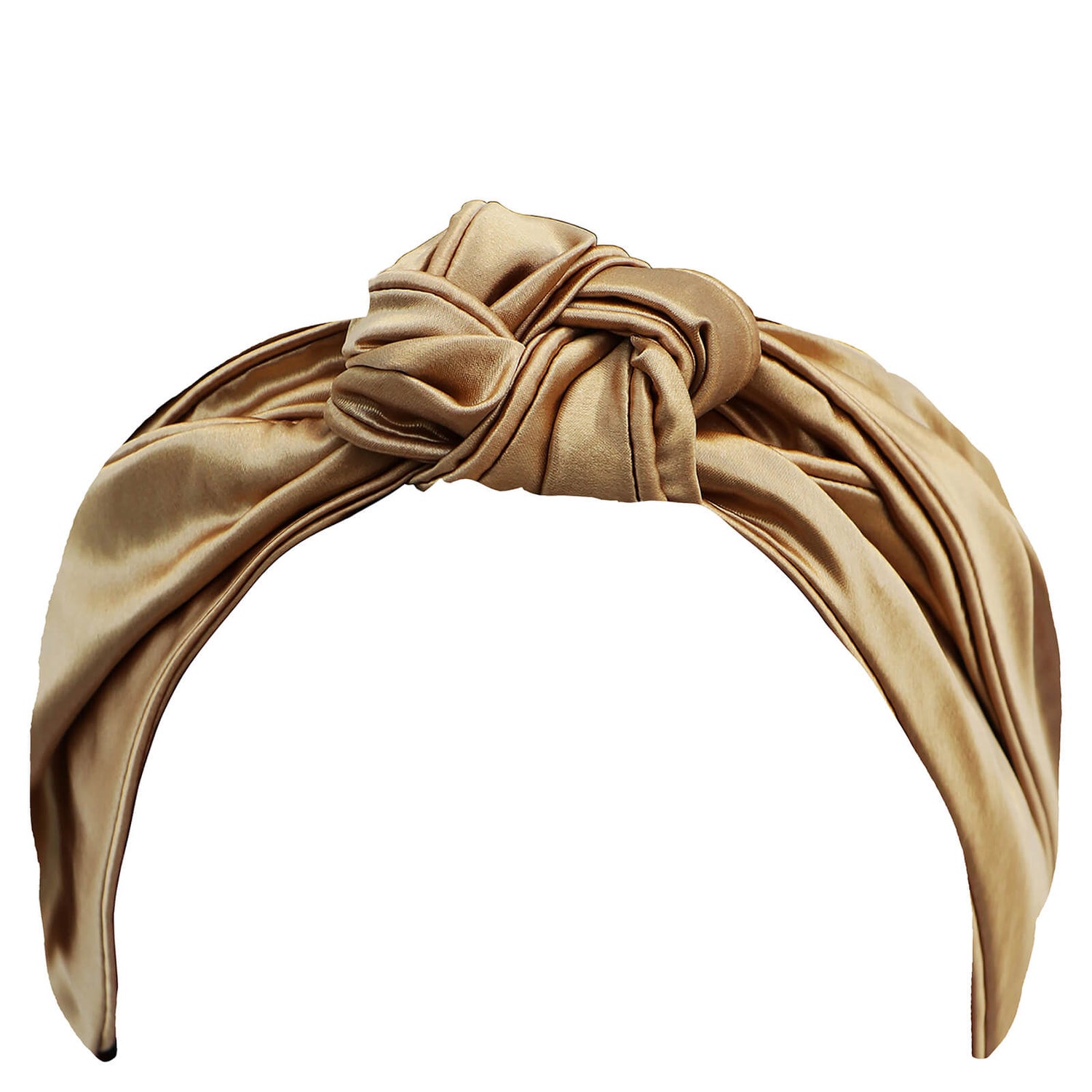 Slip Silk Knot Headband - Gold - LOOKFANTASTIC
