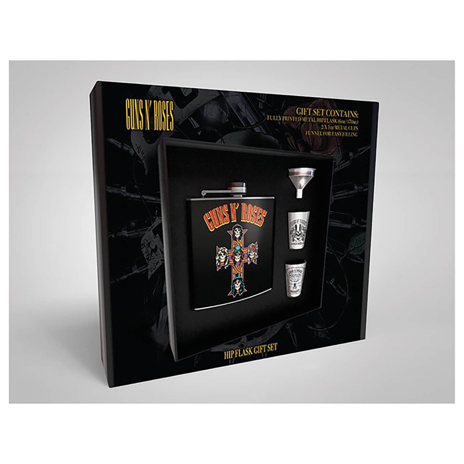 Guns N' Roses Hip Flask Set Homeware - Zavvi UK
