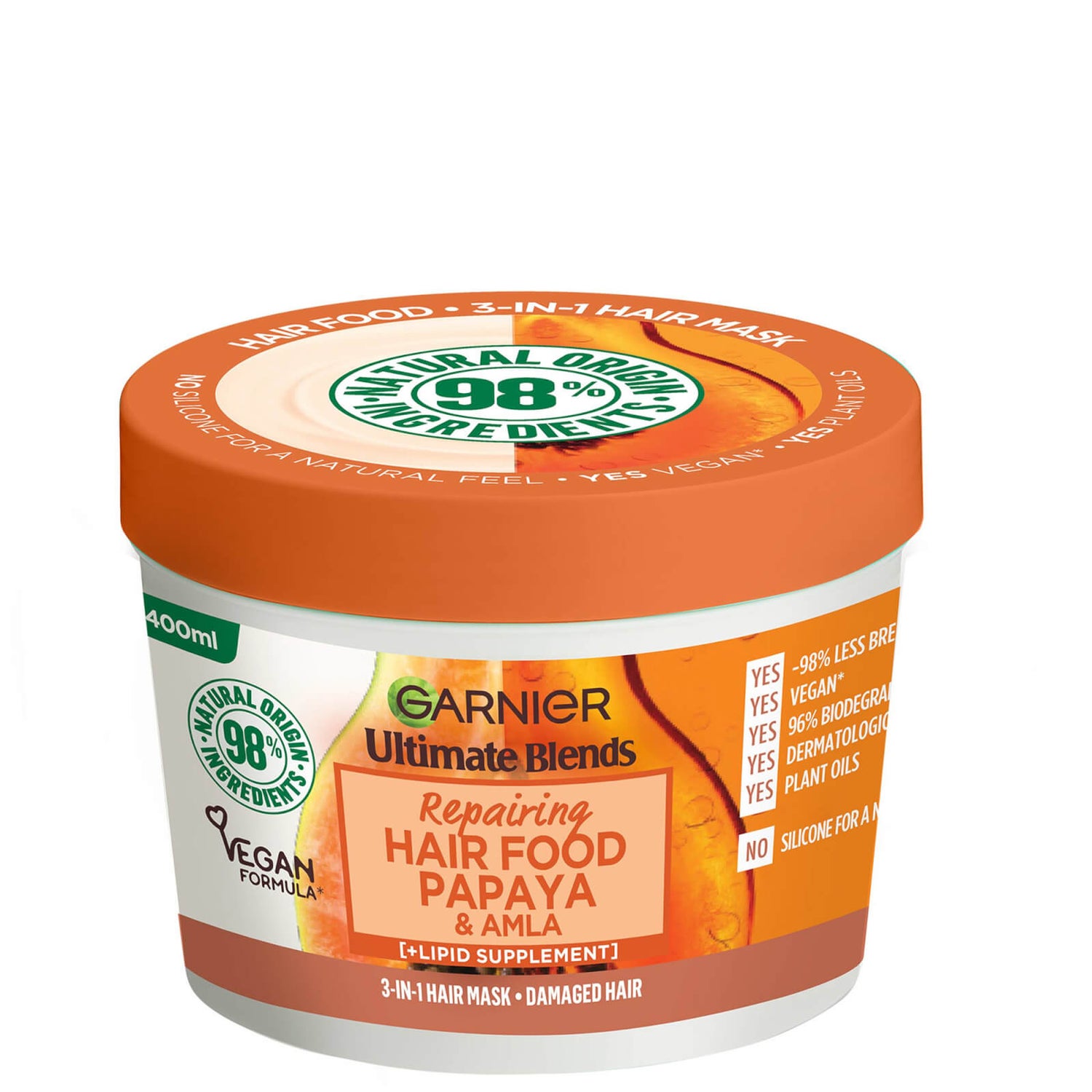 Garnier Ultimate Blends Hair Food Papaya 3in1 Damaged Hair Mask