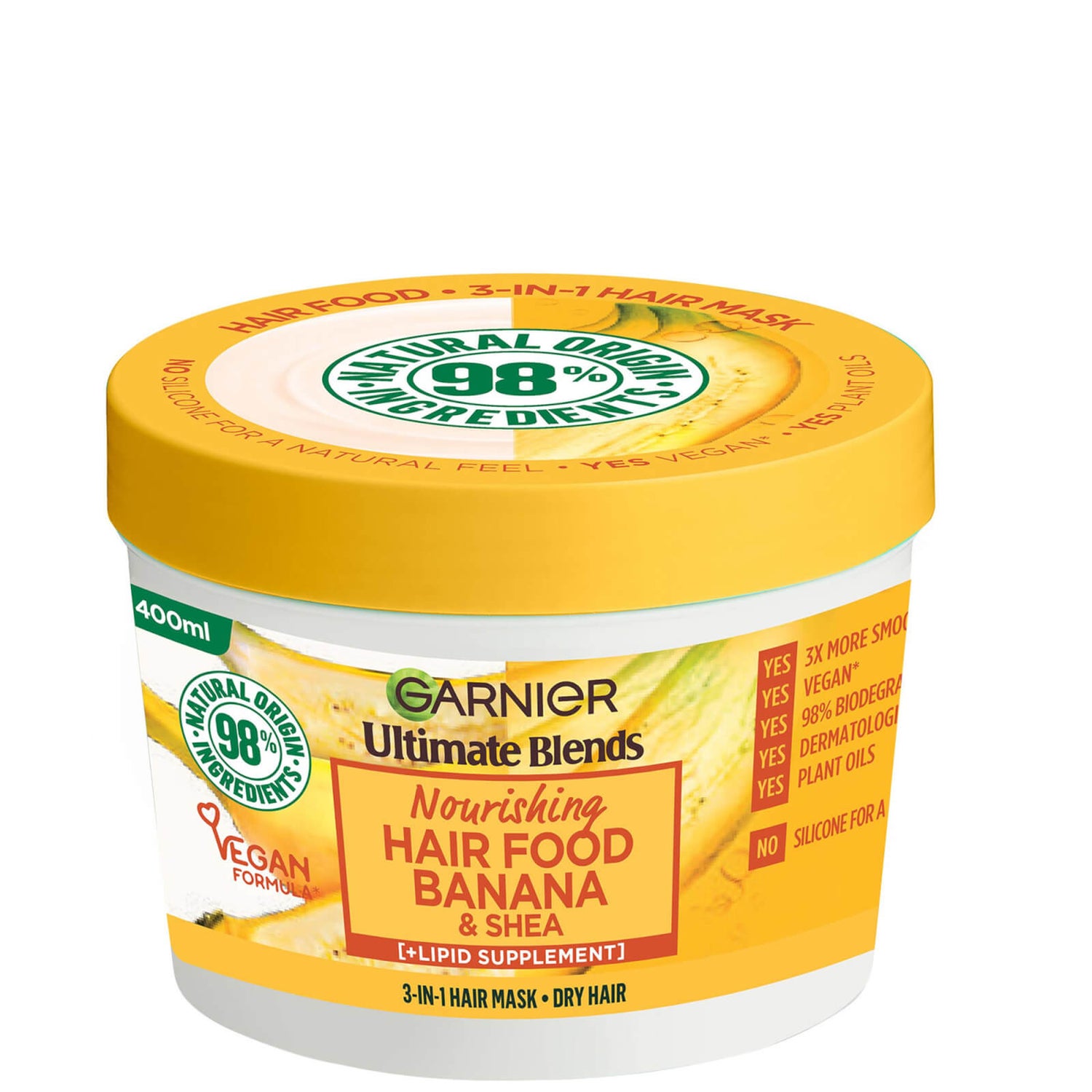 Garnier Ultimate Blends Hair Food Banana 3in1 Dry Hair Mask Treatment